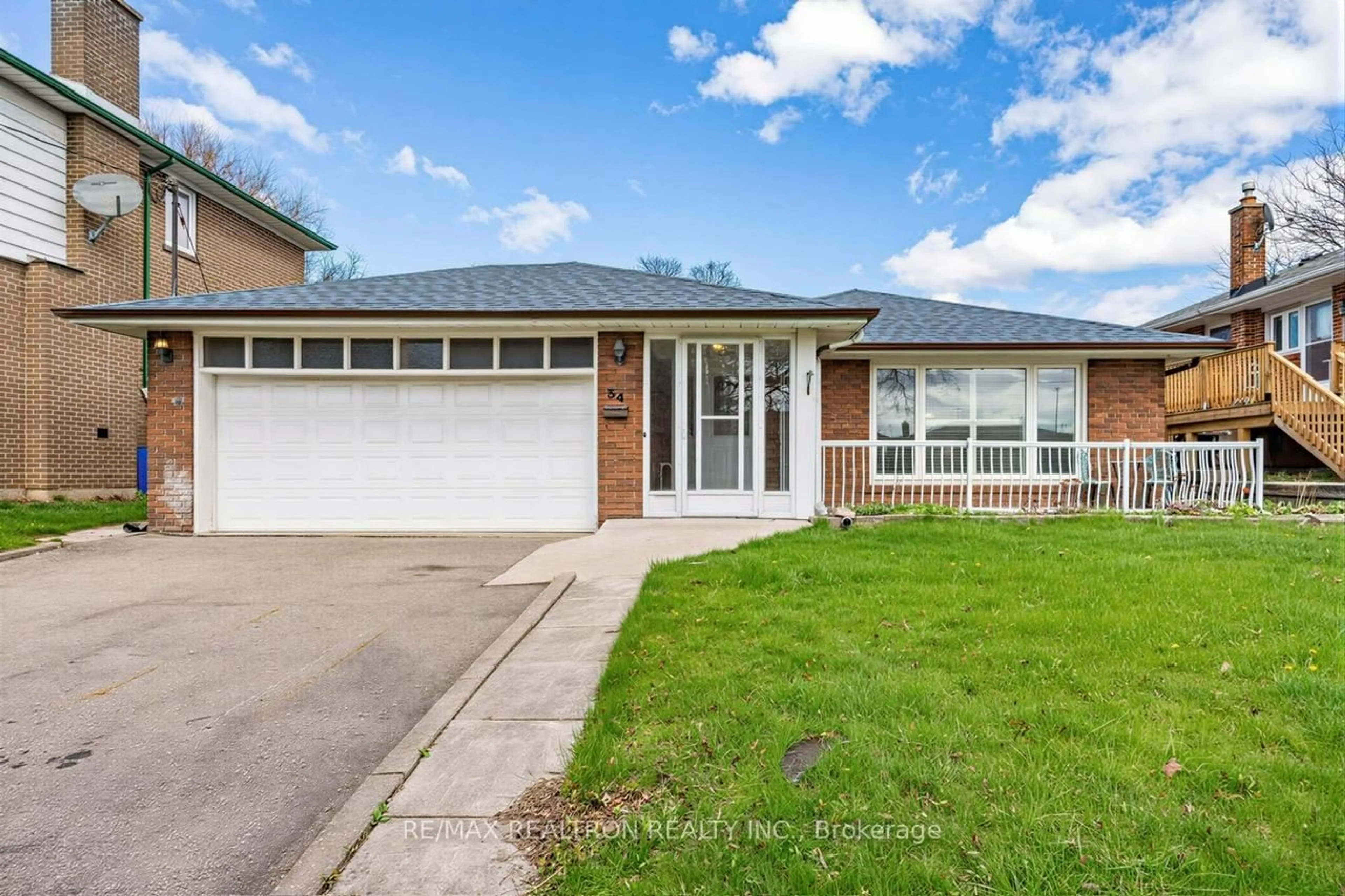 Home with brick exterior material, street for 34 Marilake Dr, Toronto Ontario M1S 1V7