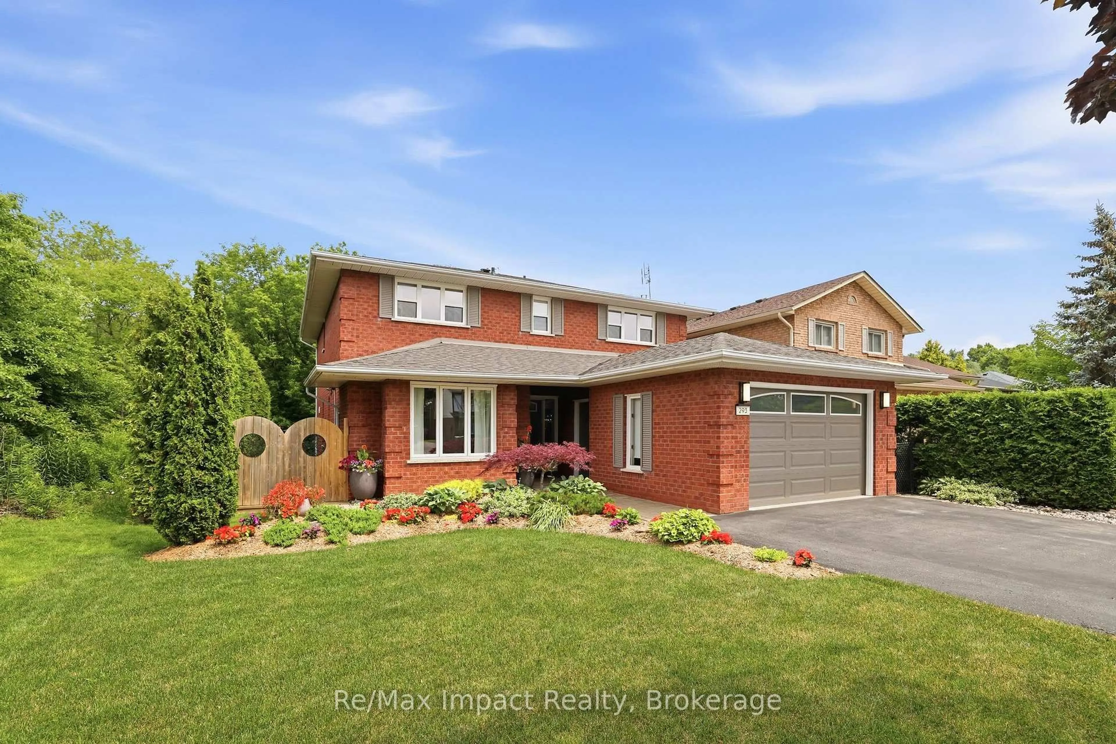 Home with brick exterior material, street for 293 Blue Heron Dr, Oshawa Ontario L1G 6X7