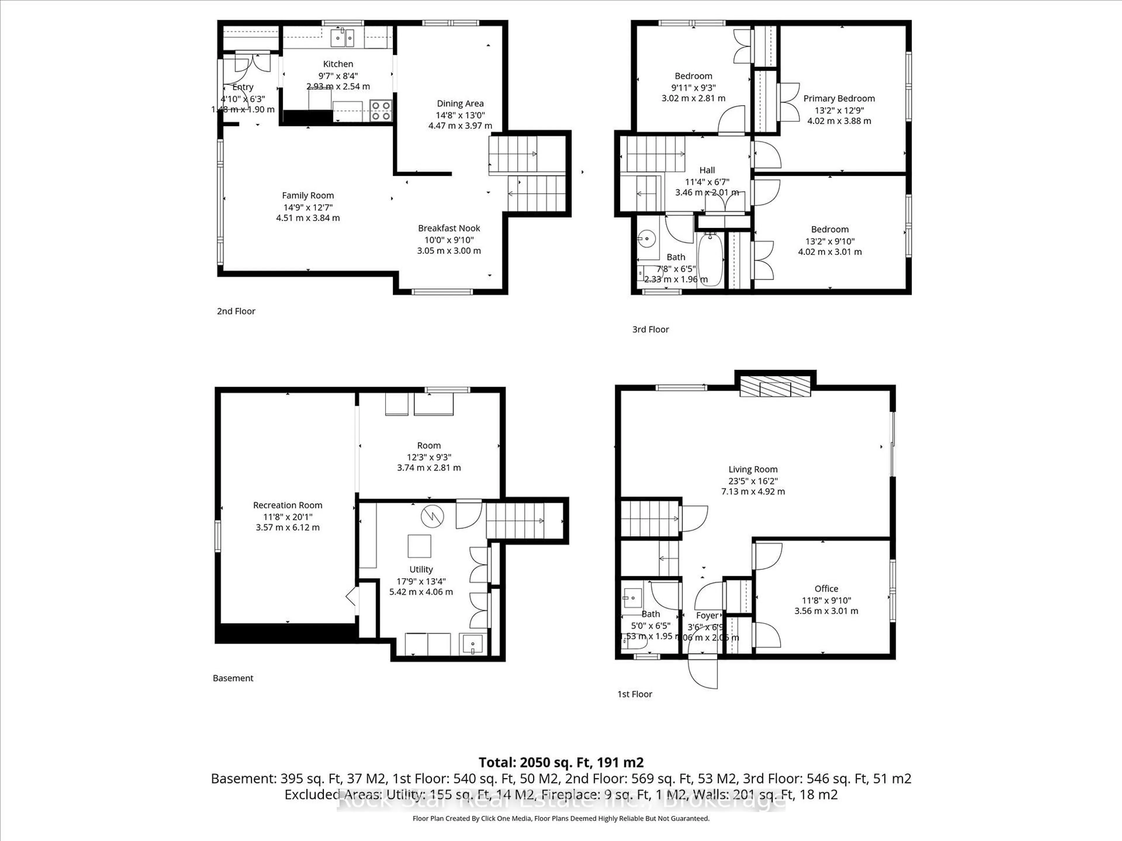 Floor plan for 36 LANGEVIN Cres, Toronto Ontario M1C 2B6