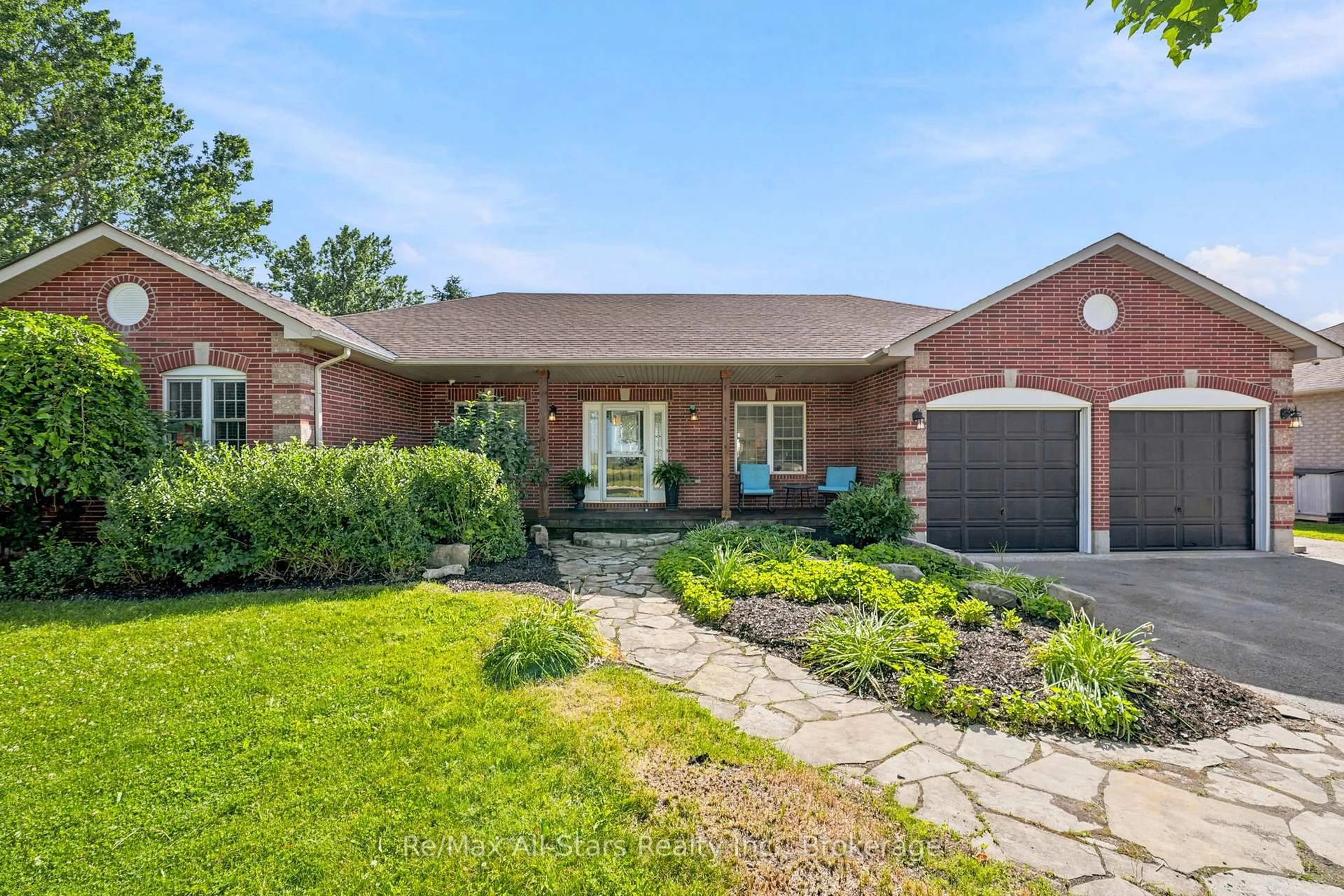 Home with brick exterior material, street for 13579 Old Simcoe Rd, Scugog Ontario L9L 1B3
