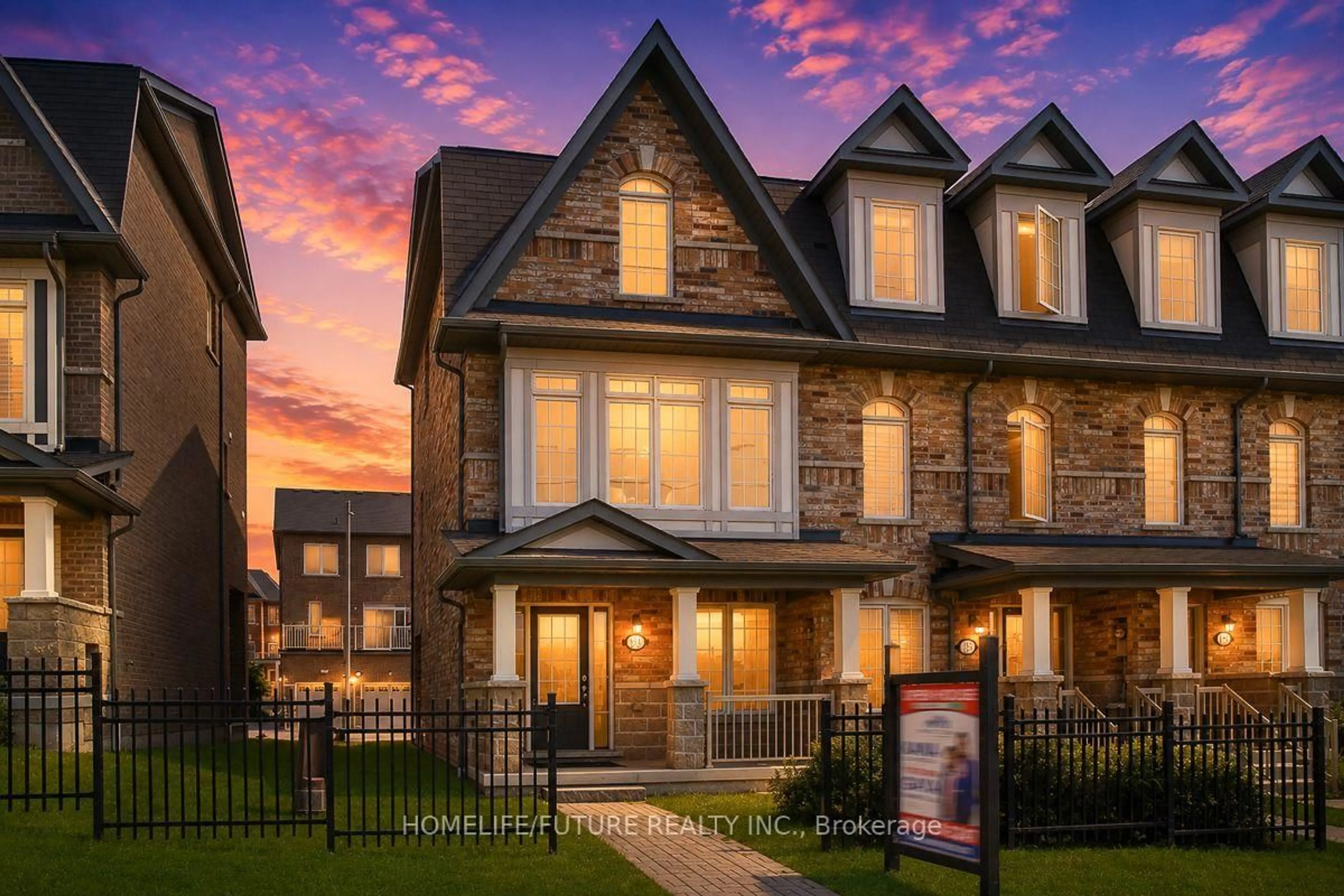 Home with brick exterior material, street for 1373 Salem Rd, Ajax Ontario L1Z 0R9