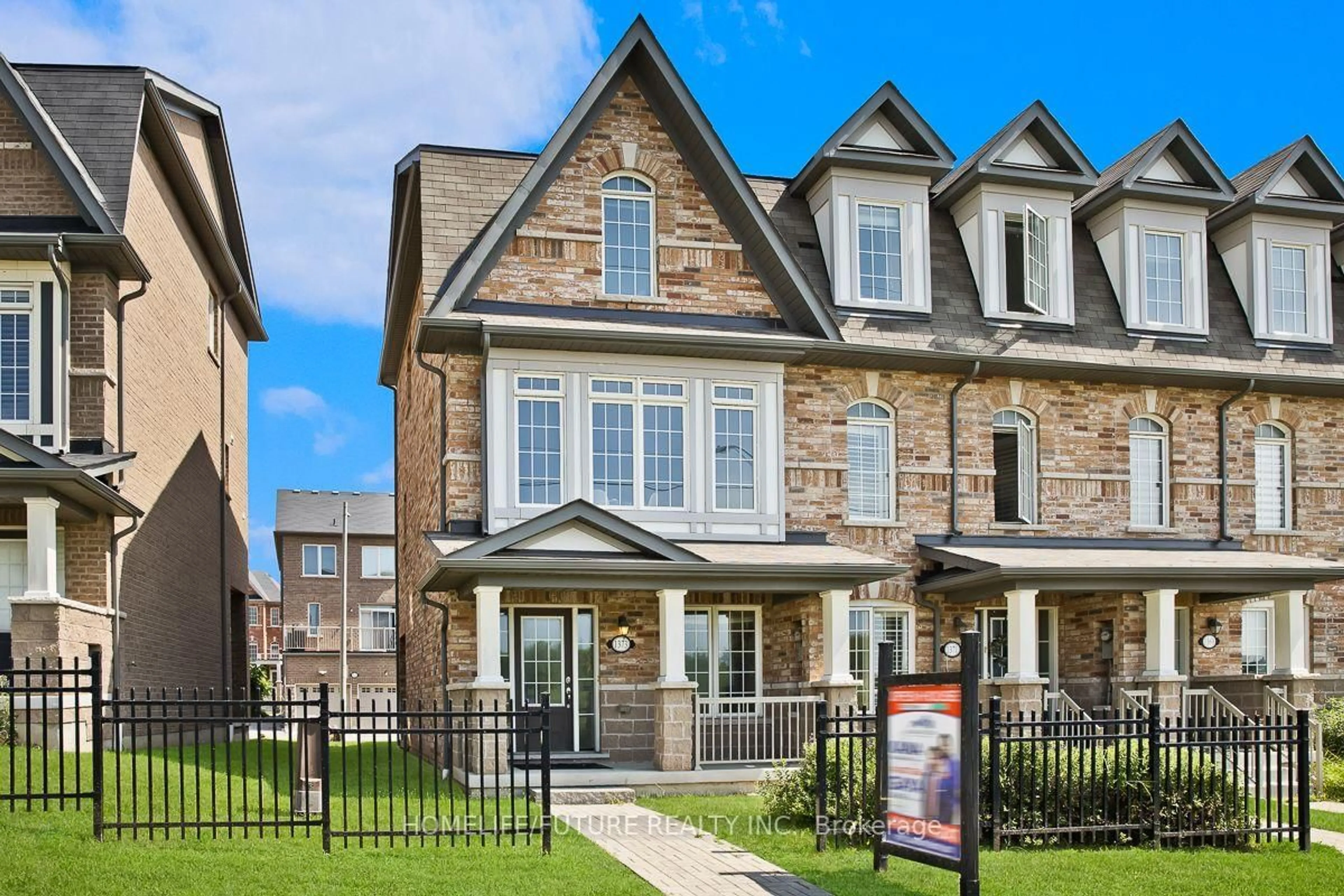 Home with brick exterior material, street for 1373 Salem Rd, Ajax Ontario L1Z 0R9