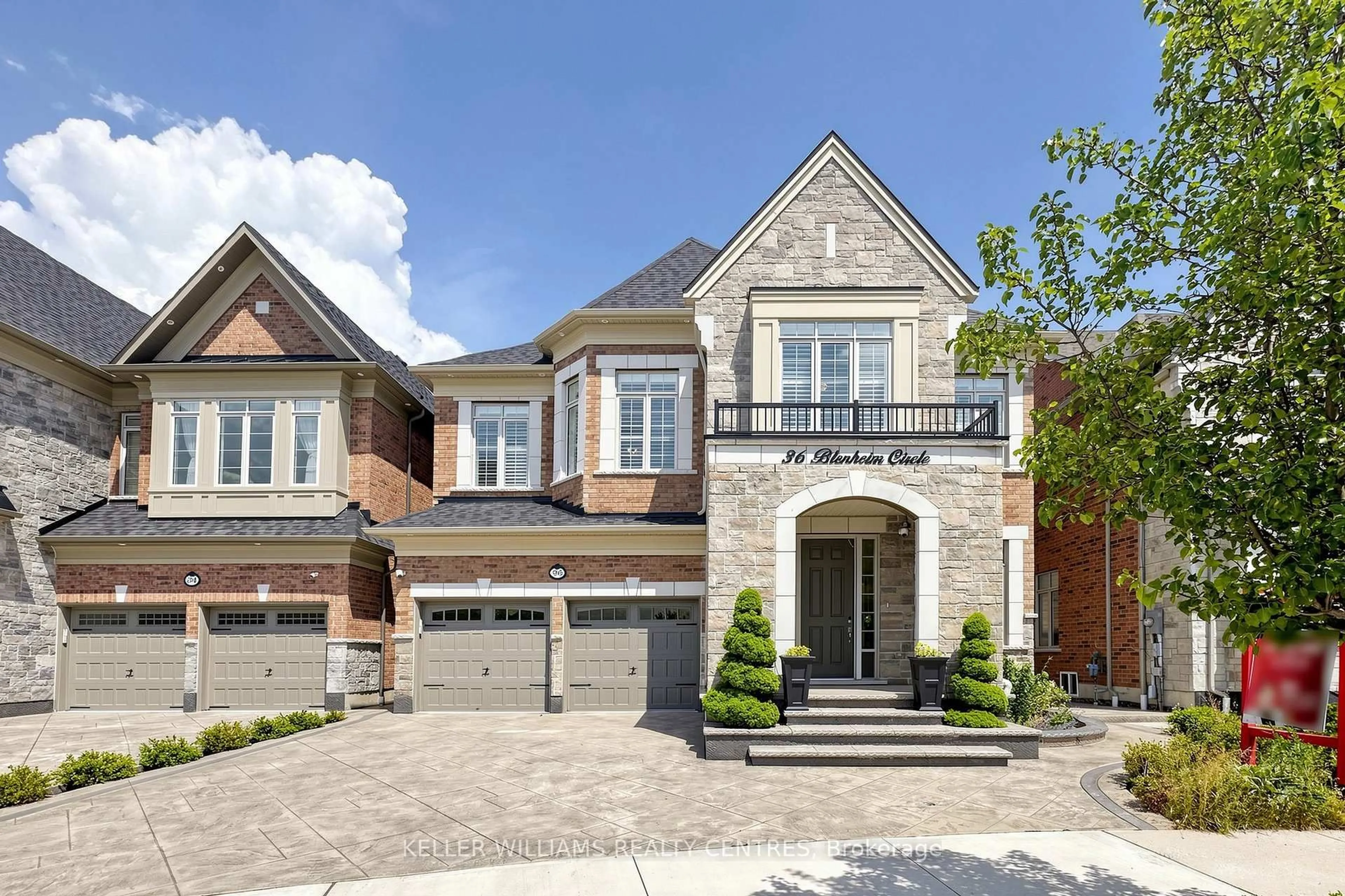 Home with brick exterior material, street for 36 Blenheim Circ, Whitby Ontario L1P 0E3