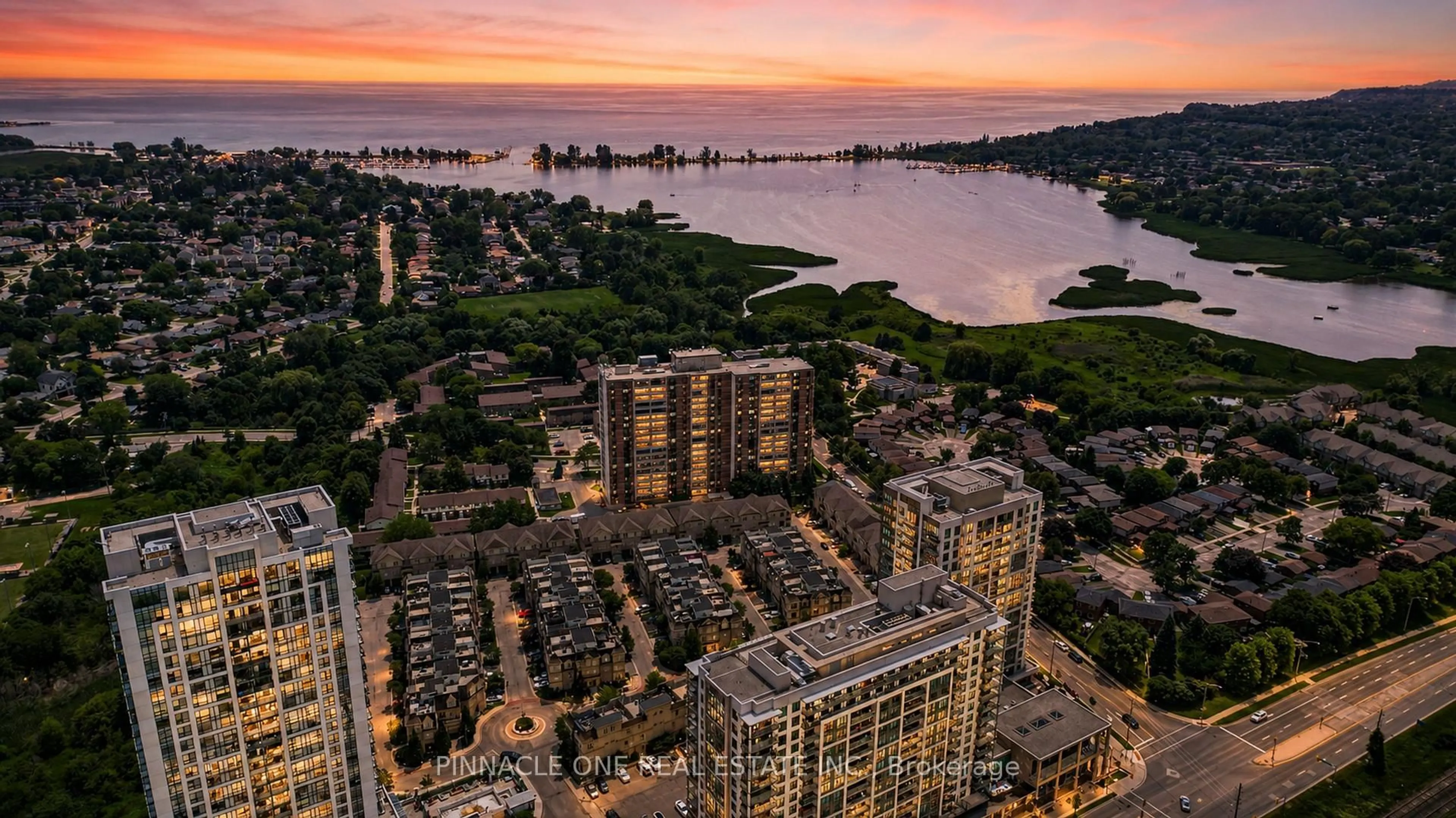 A pic from outside/outdoor area/front of a property/back of a property/a pic from drone, water/lake/river/ocean view for 1235 Bayly St #310, Pickering Ontario L1W 1L7