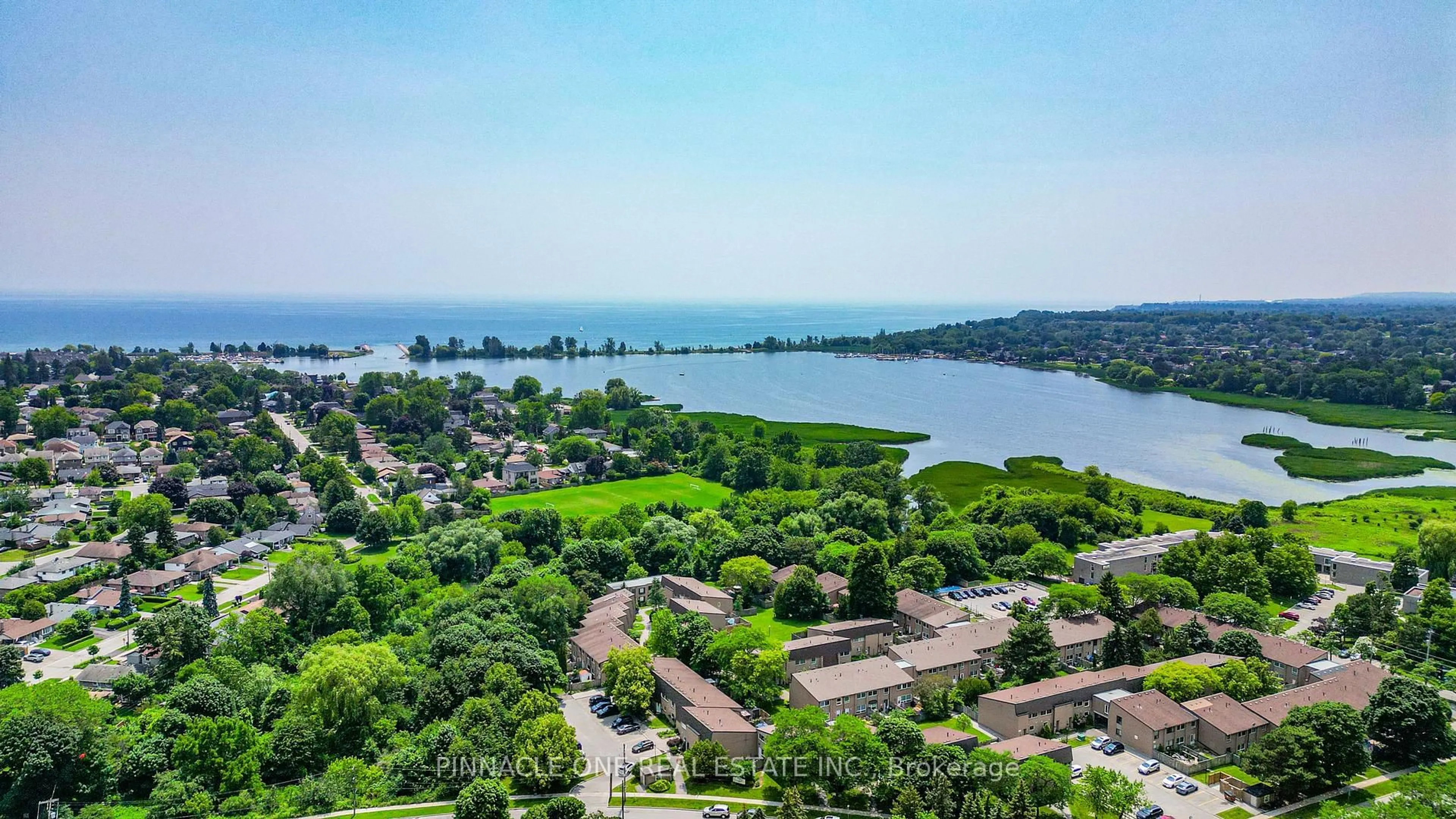 A pic from outside/outdoor area/front of a property/back of a property/a pic from drone, water/lake/river/ocean view for 1235 Bayly St #310, Pickering Ontario L1W 1L7