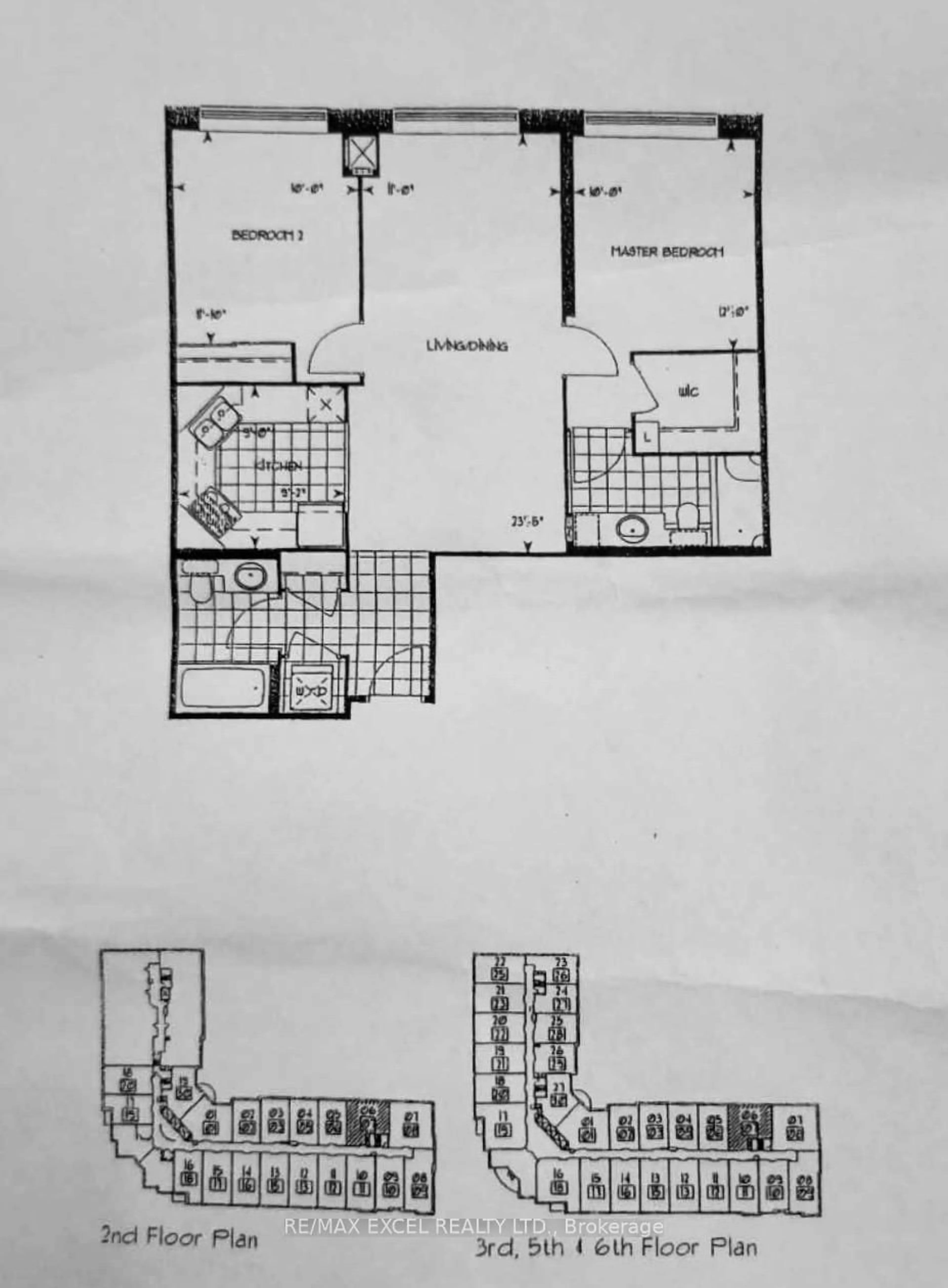 Floor plan for 2020 Mcnicoll Ave #607, Toronto Ontario M1V 0B5
