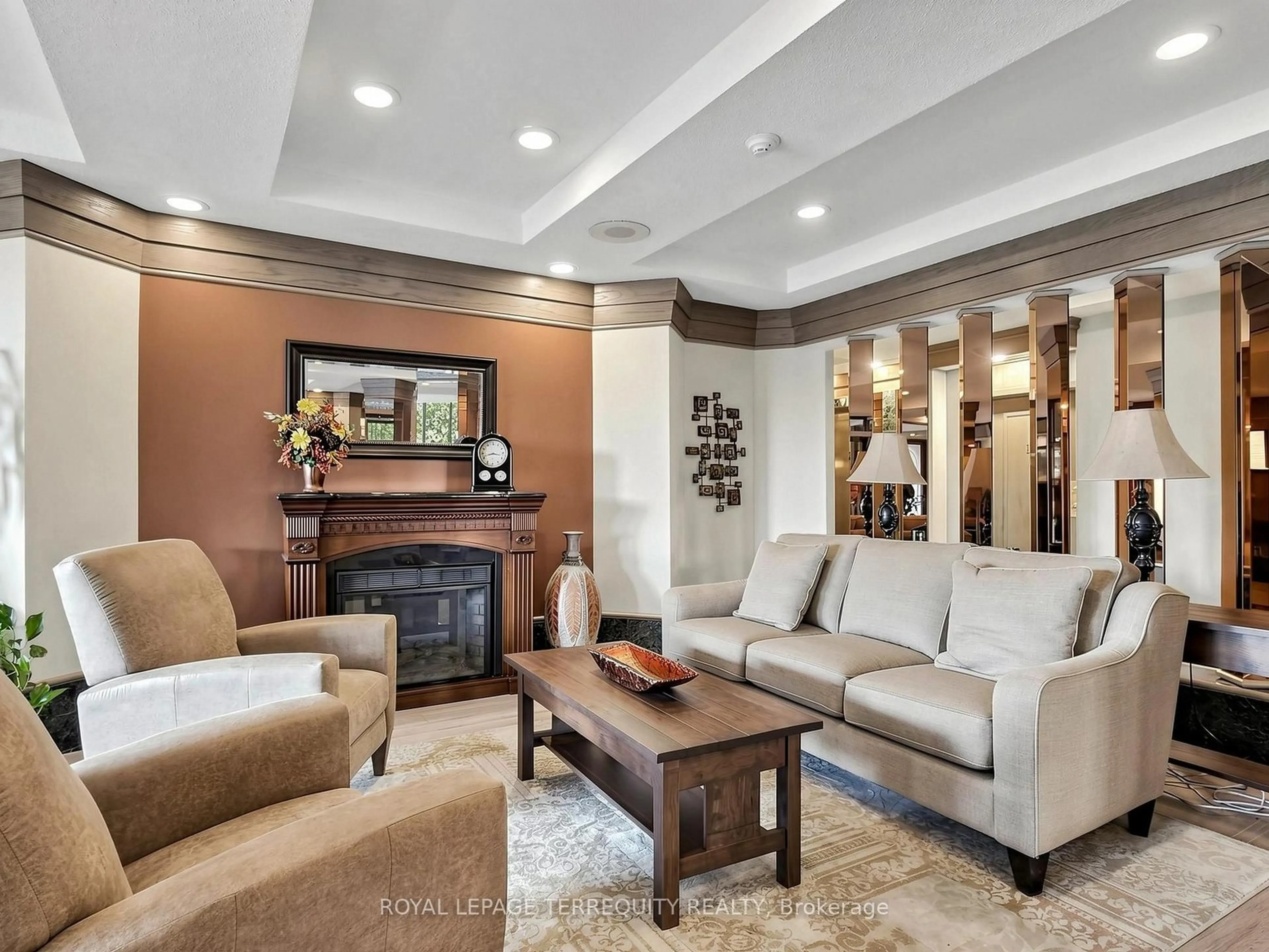 Living room with furniture, unknown for 1880 Valley Farm Rd #1218, Pickering Ontario L1V 6B3