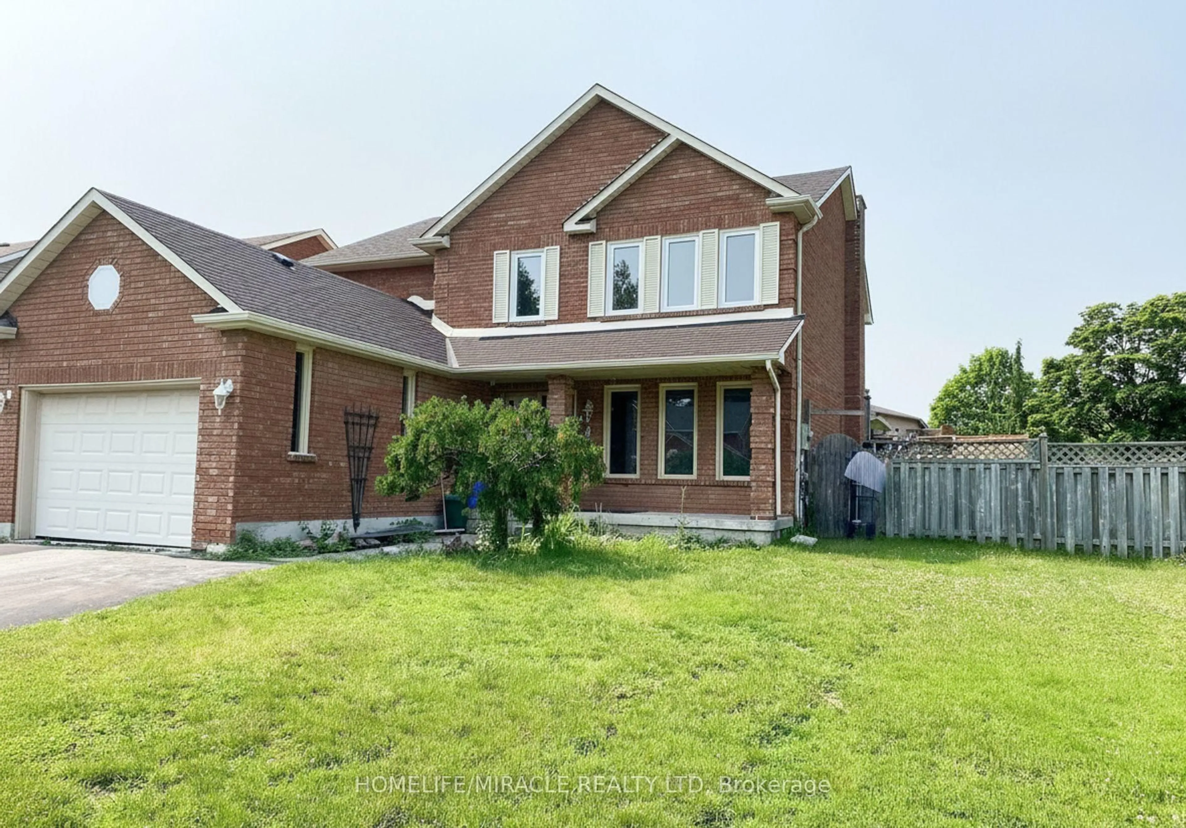 Home with brick exterior material, street for 2 Edinborough Lane, Clarington Ontario L1E 1E8