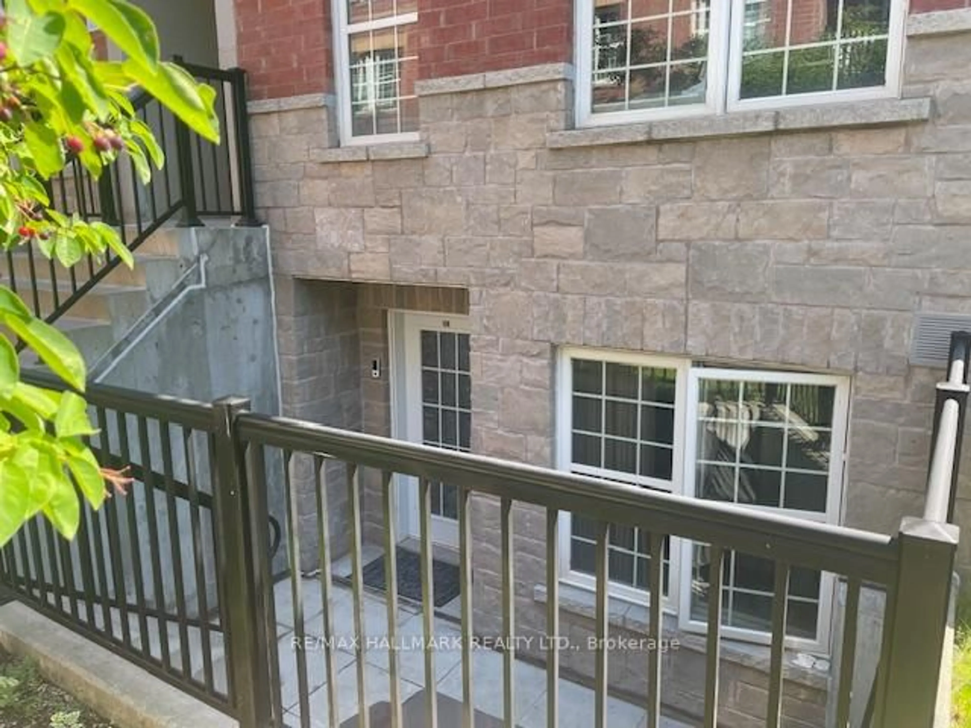 Balcony in the apartment, city buildings view from balcony for 1485 Birchmount Rd #108, Toronto Ontario M1P 0C7