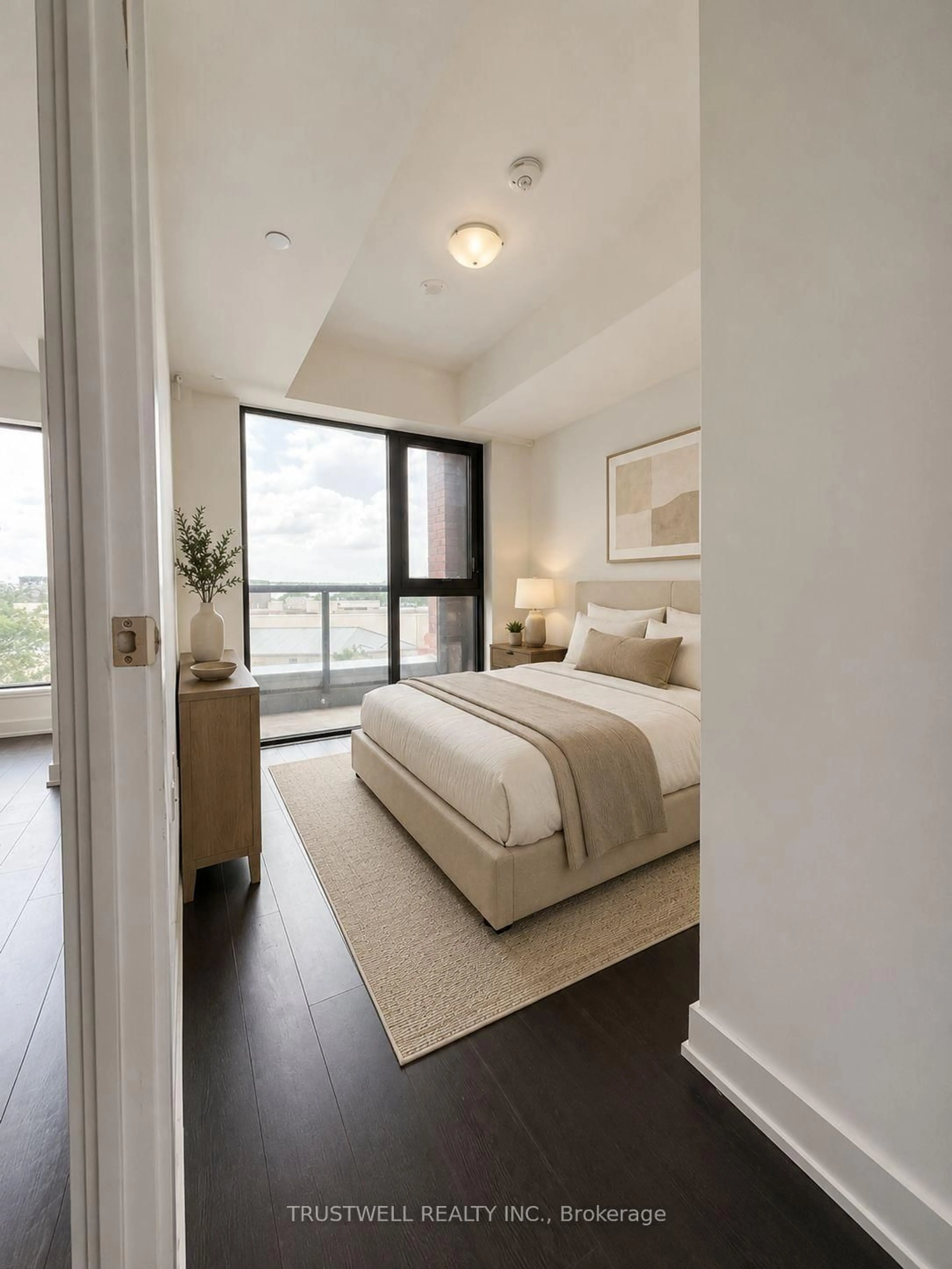 Bedroom with bed, unknown for 2799 Kingston Rd #308, Toronto Ontario M1M 1N1