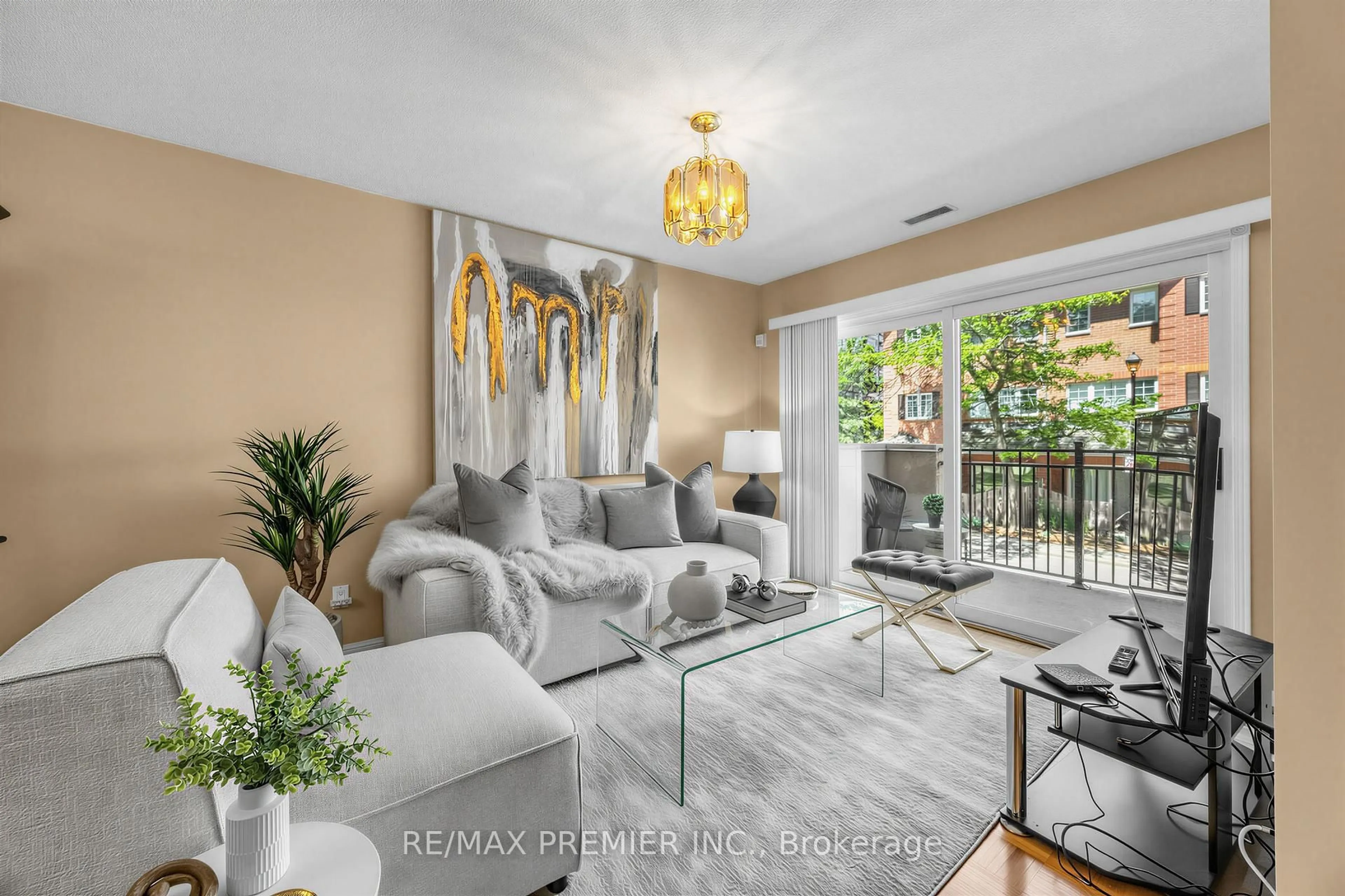 Living room with furniture, unknown for 1400 The Esplanade #602, Pickering Ontario L1V 6V2