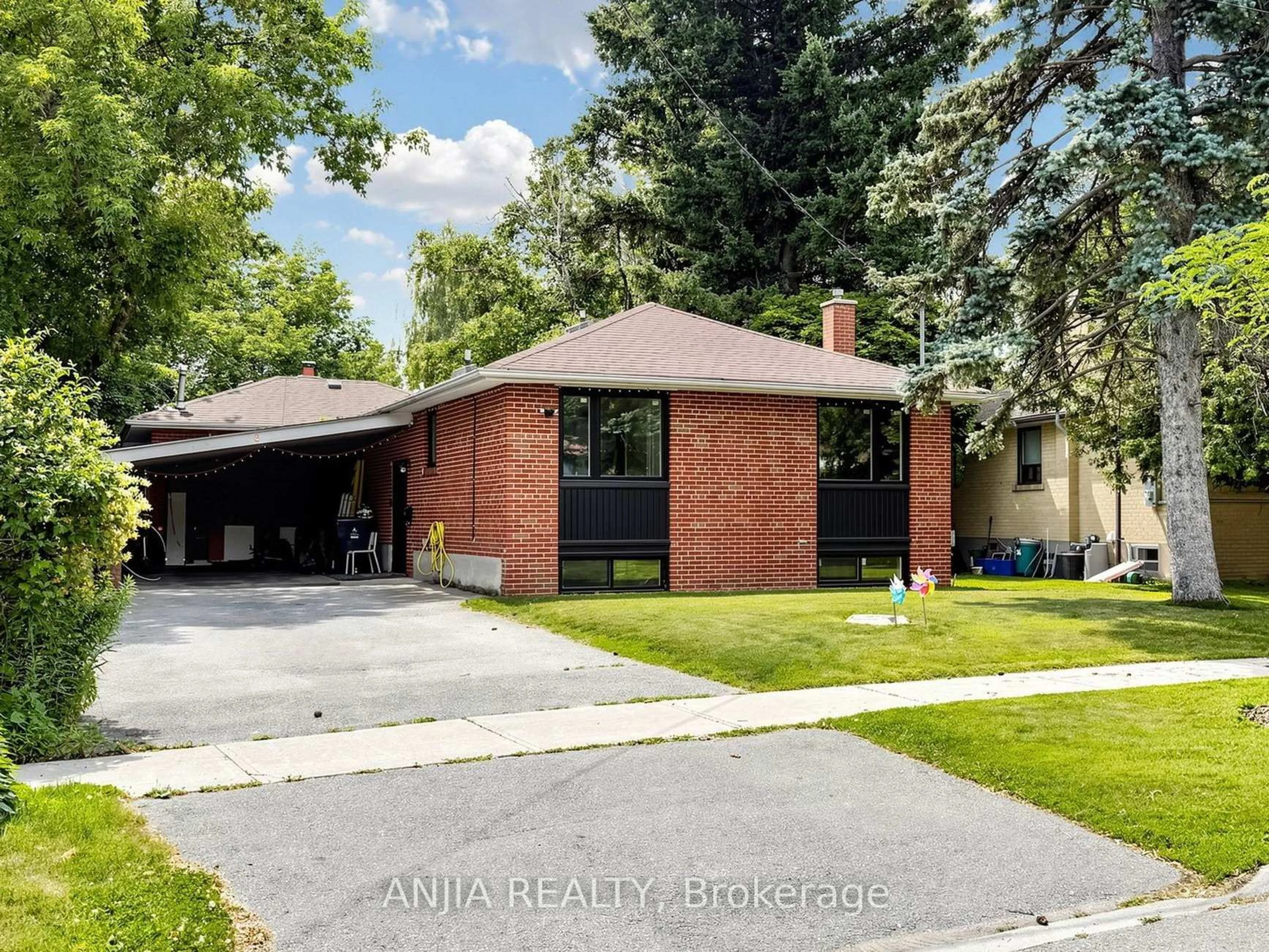 Home with brick exterior material, street for 8 Applefield Dr, Toronto Ontario M1P 3X9