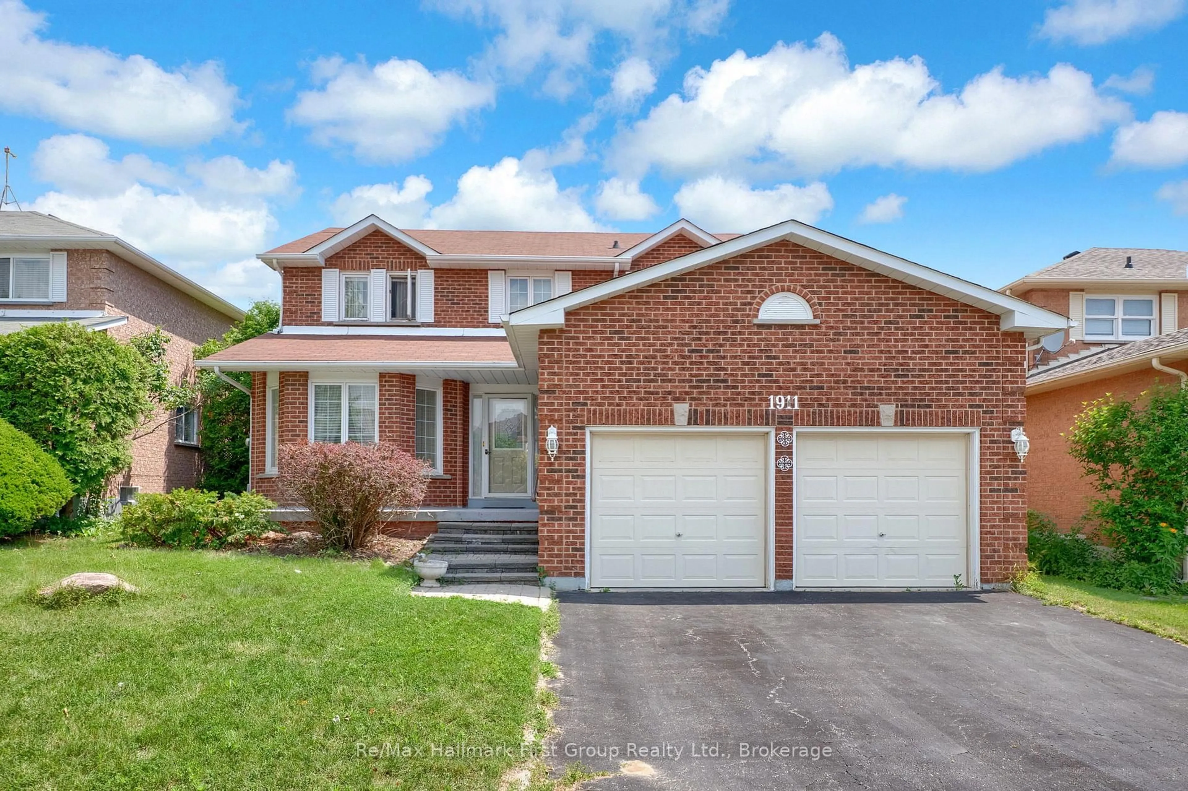 Home with brick exterior material, street for 1911 Rosebank Rd, Pickering Ontario L1V 1P7