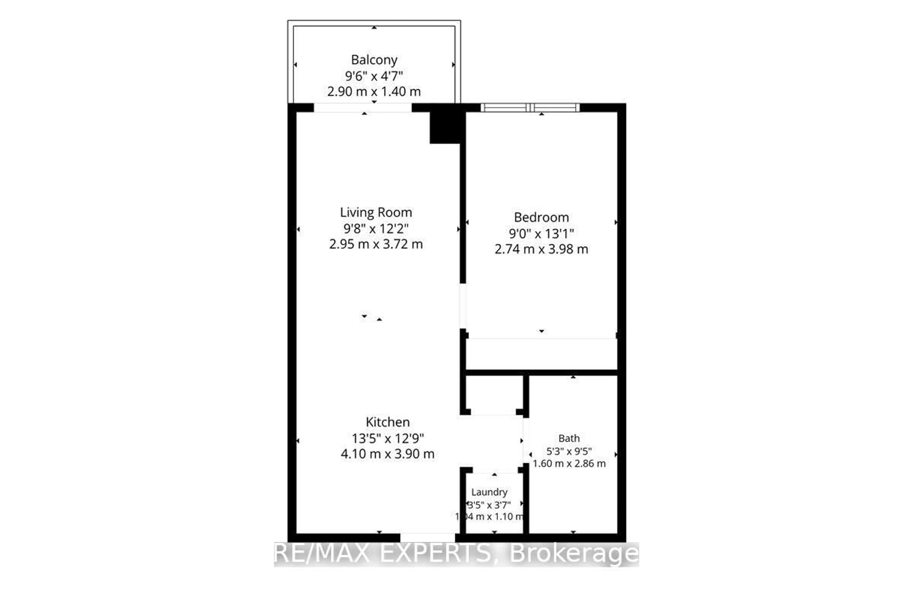 Floor plan for 22 East Haven Dr #629, Toronto Ontario M1N 1T8
