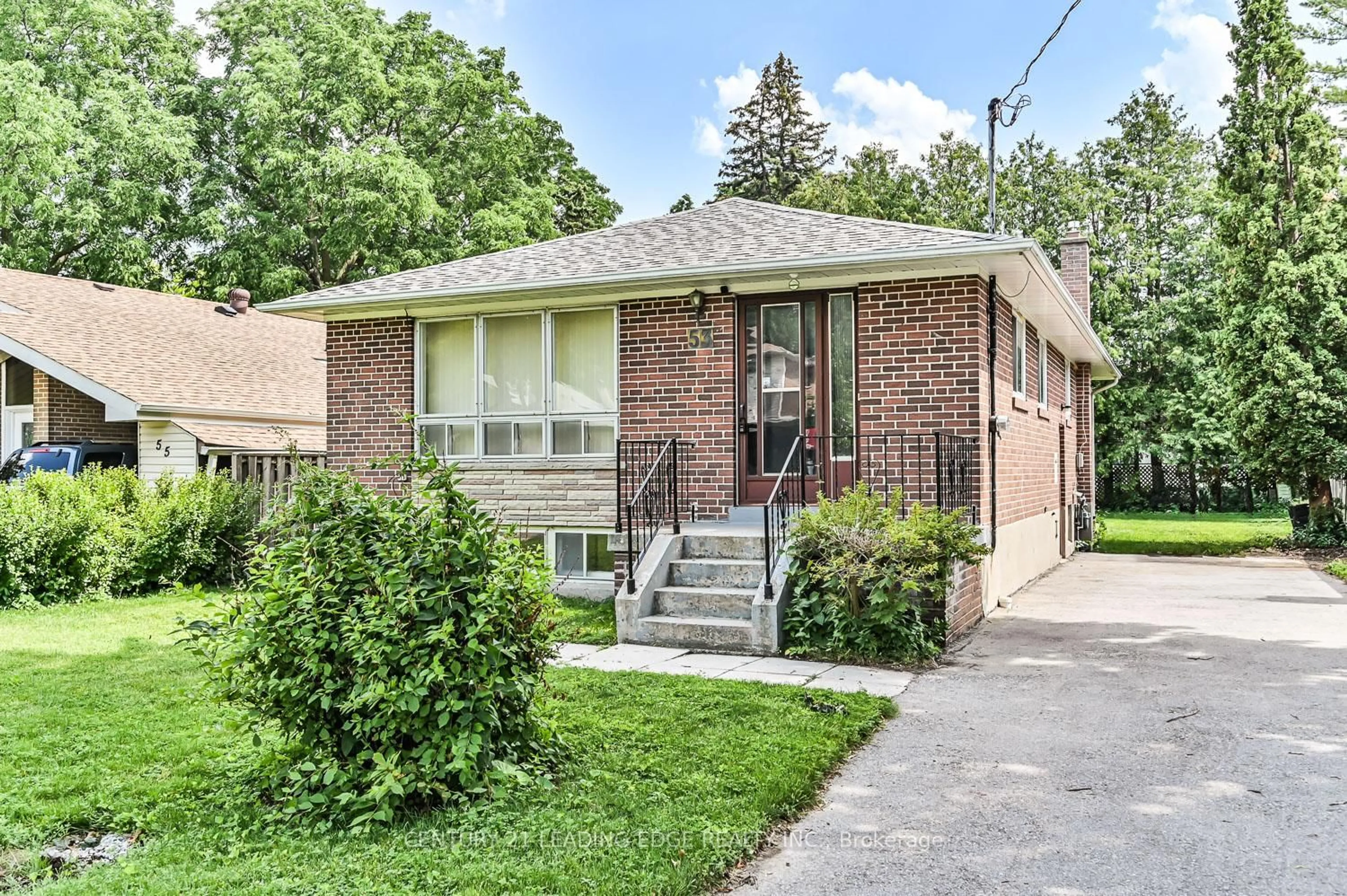 Home with brick exterior material, street for 53 Danzig St, Toronto Ontario M1E 2L3