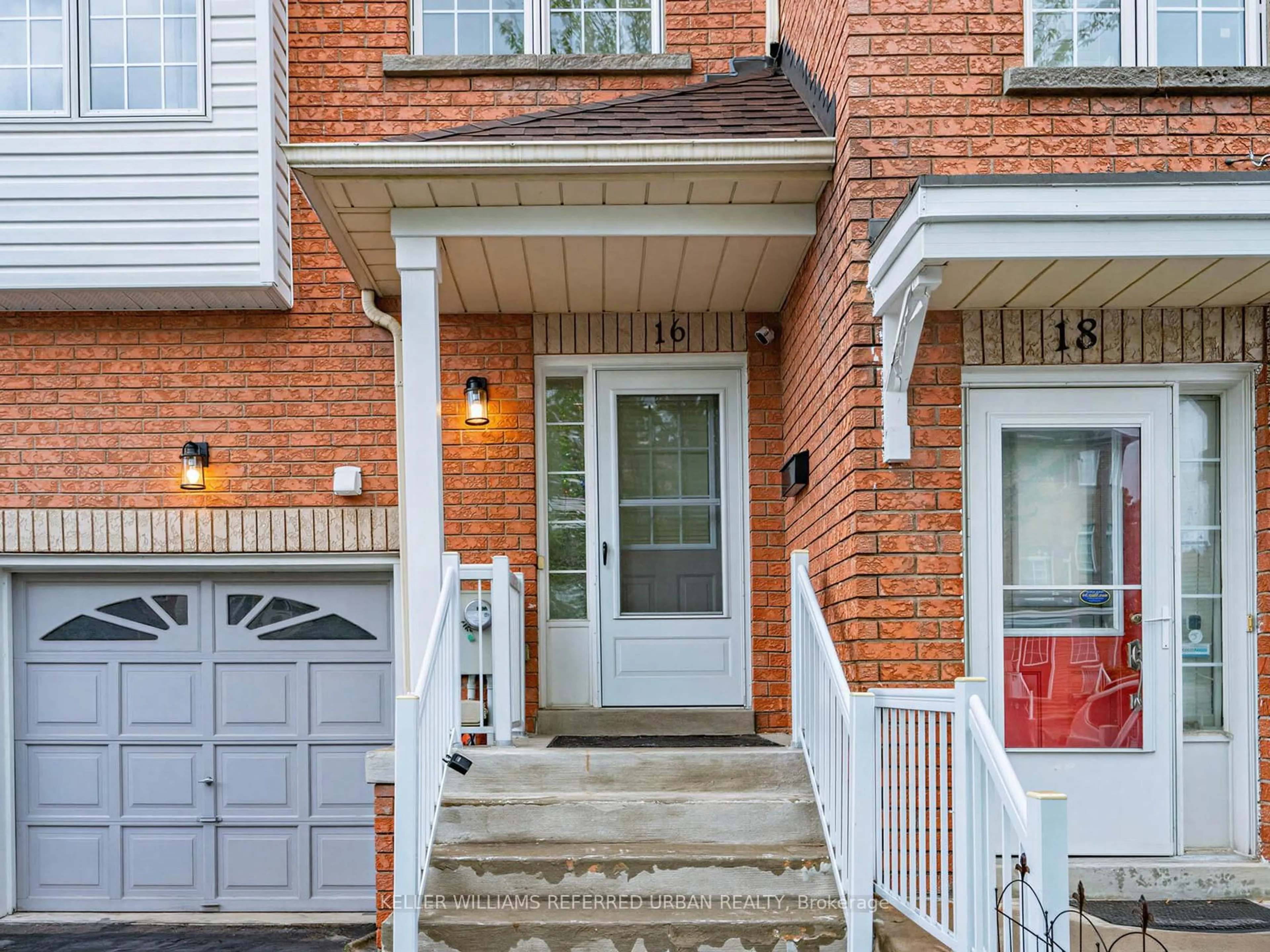 Home with brick exterior material, street for 16 Guillet St, Toronto Ontario M4B 3N8