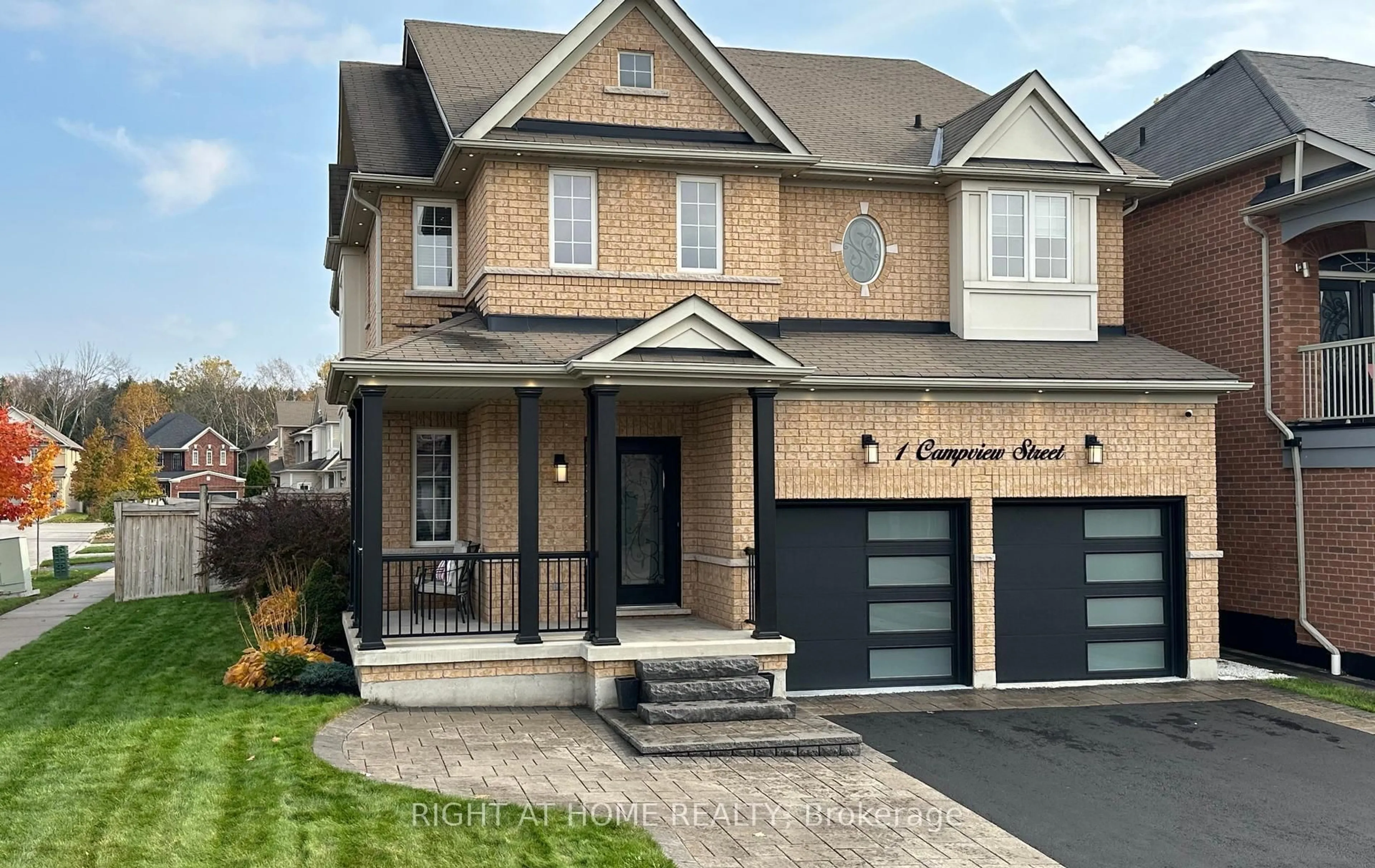 Home with brick exterior material, street for 1 Campview St, Whitby Ontario L1R 0K5