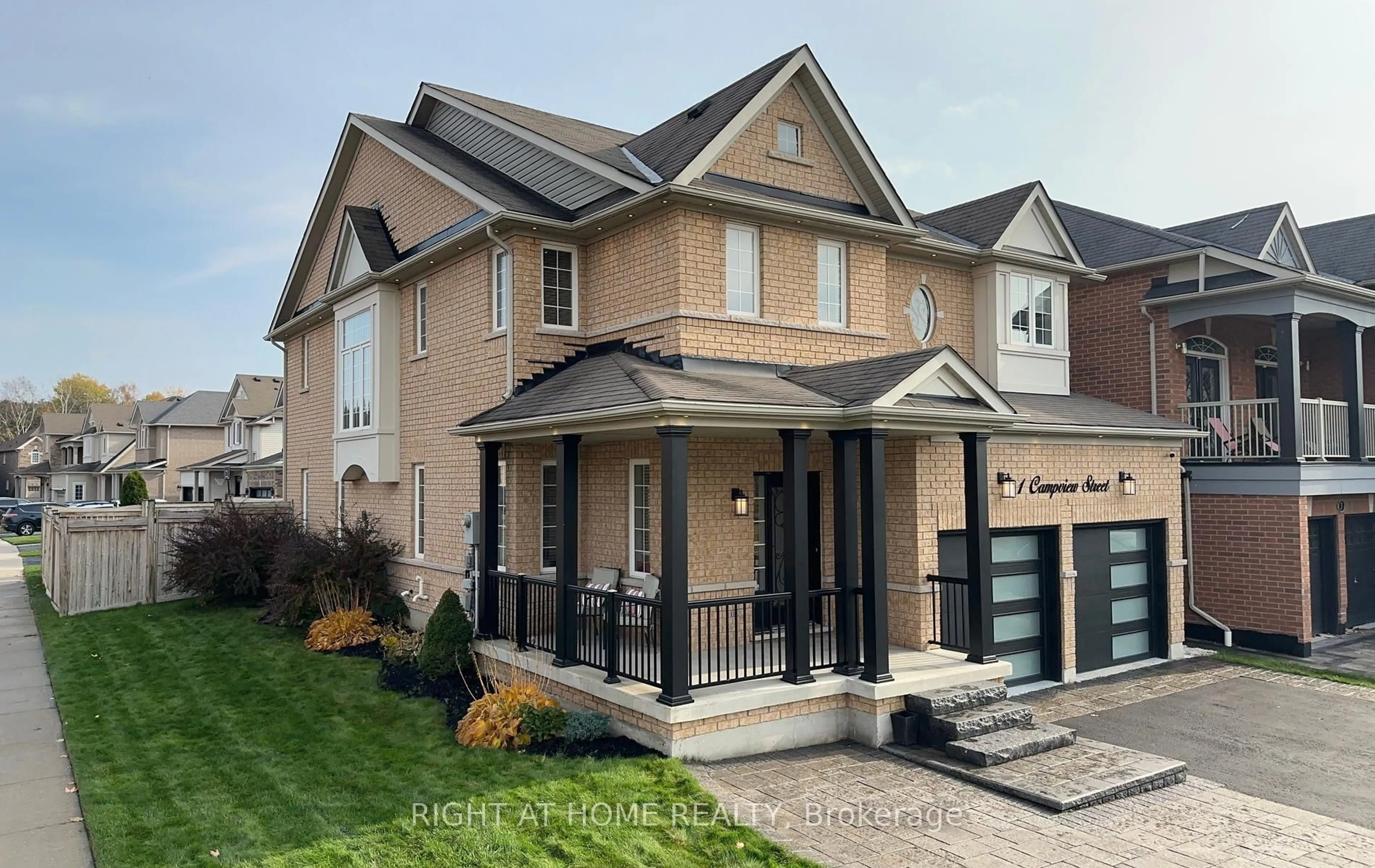 Home with brick exterior material, street for 1 Campview St, Whitby Ontario L1R 0K5