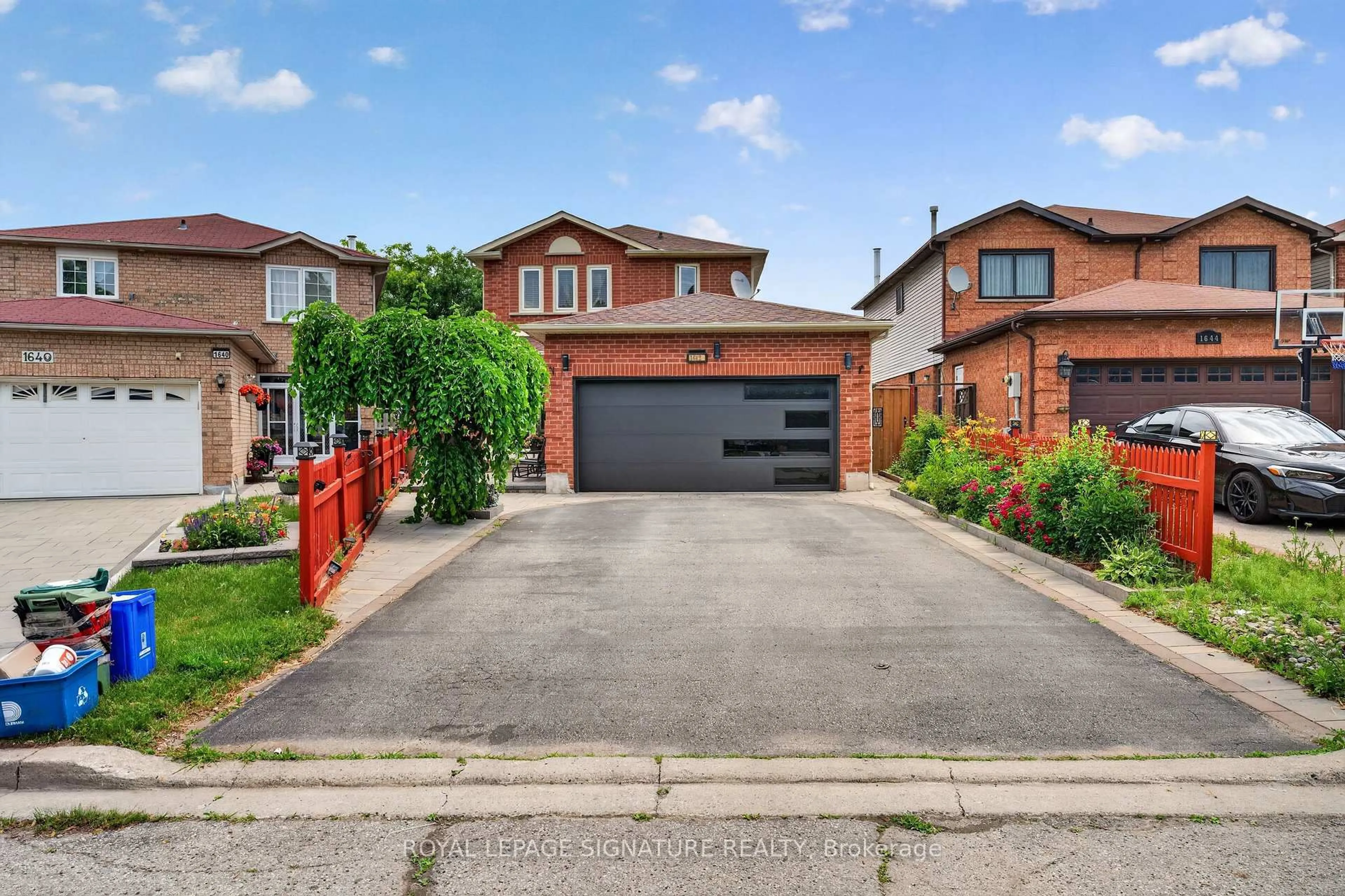 Home with brick exterior material, street for 1642 Pepperwood Gate, Pickering Ontario L1X 2K1