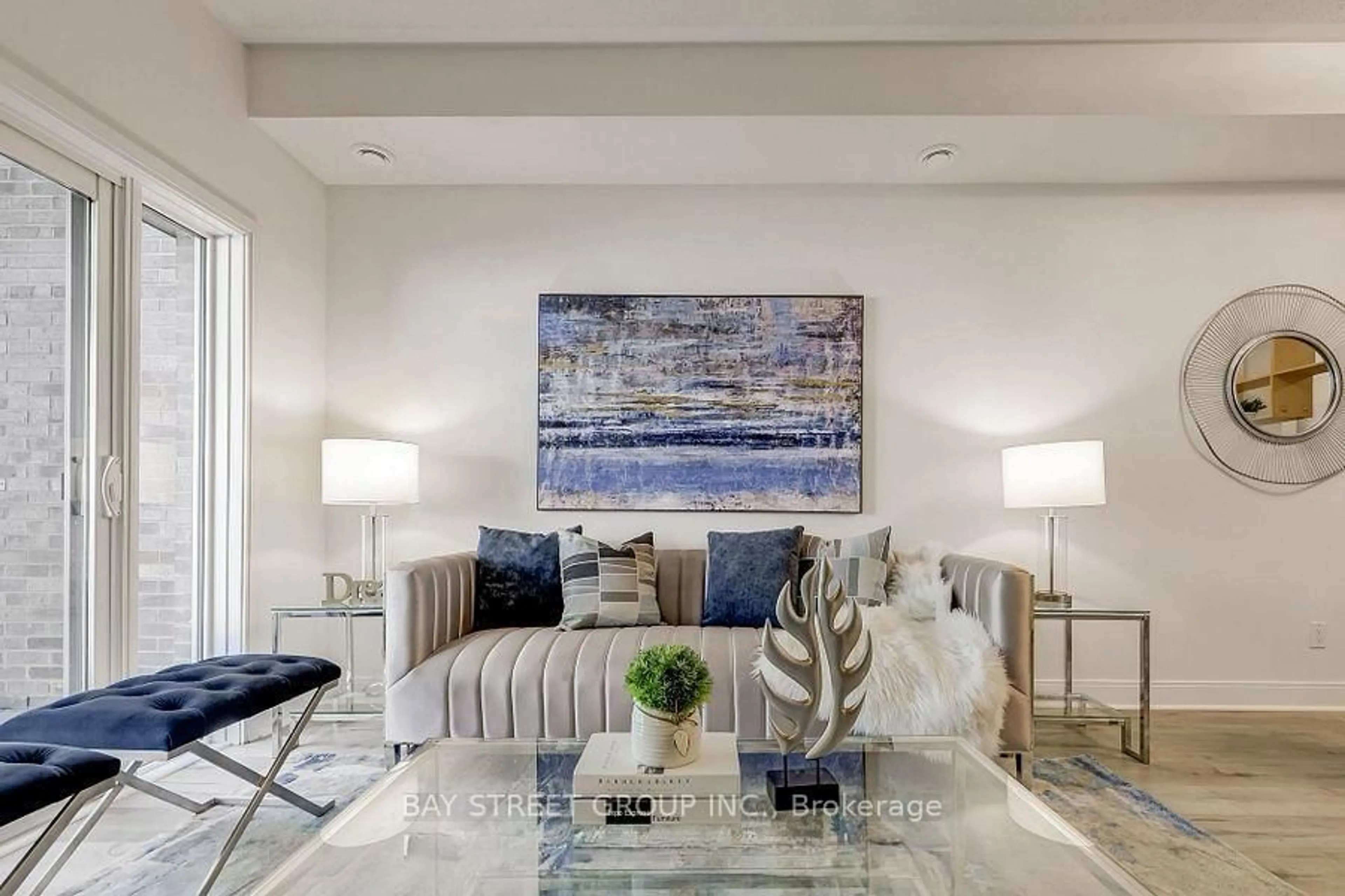 Living room with furniture, unknown for 295 VILLAGE GREEN Sq #60, Toronto Ontario M1S 0L2