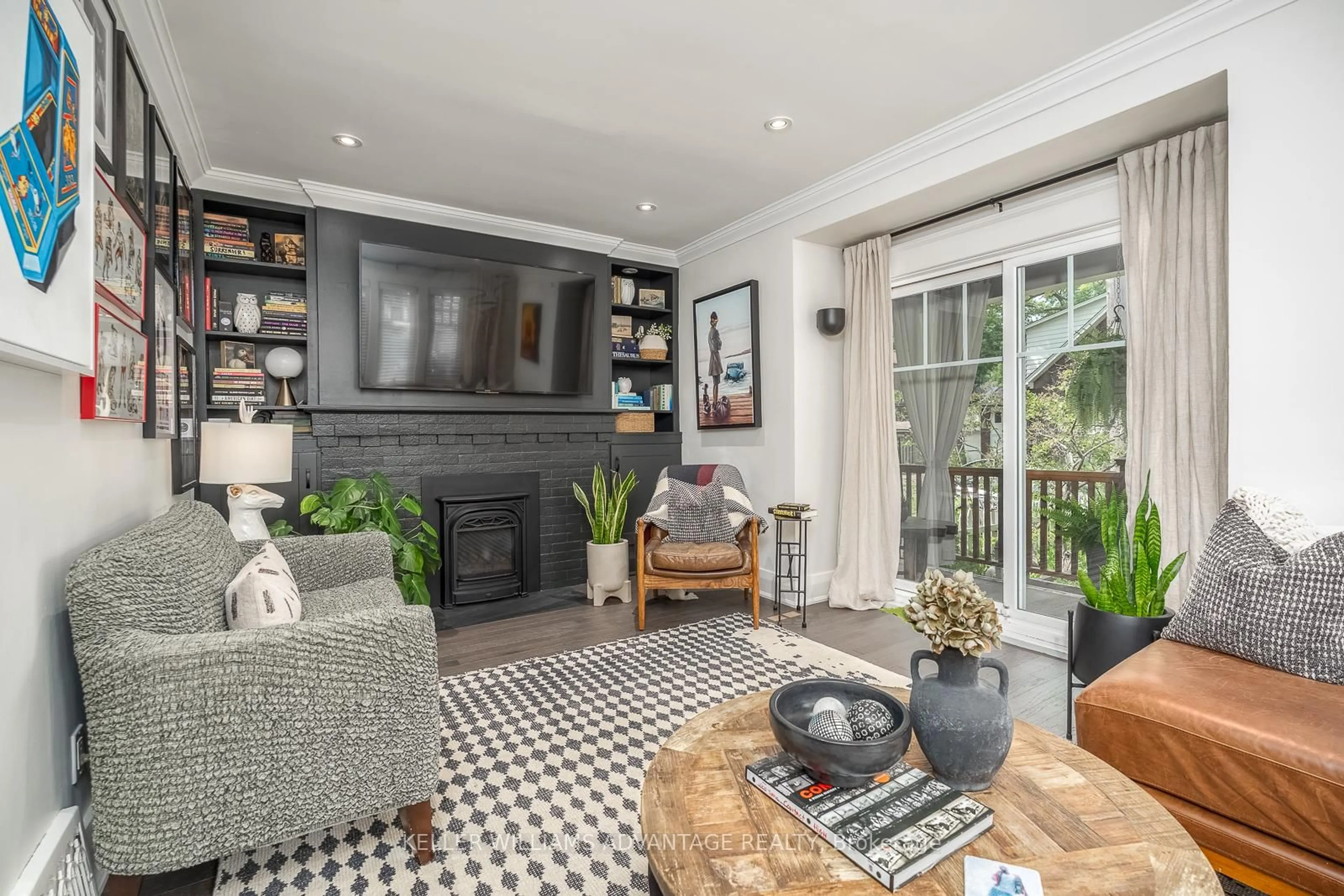 Living room with furniture, unknown for 69 Keystone Ave, Toronto Ontario M4C 1H5