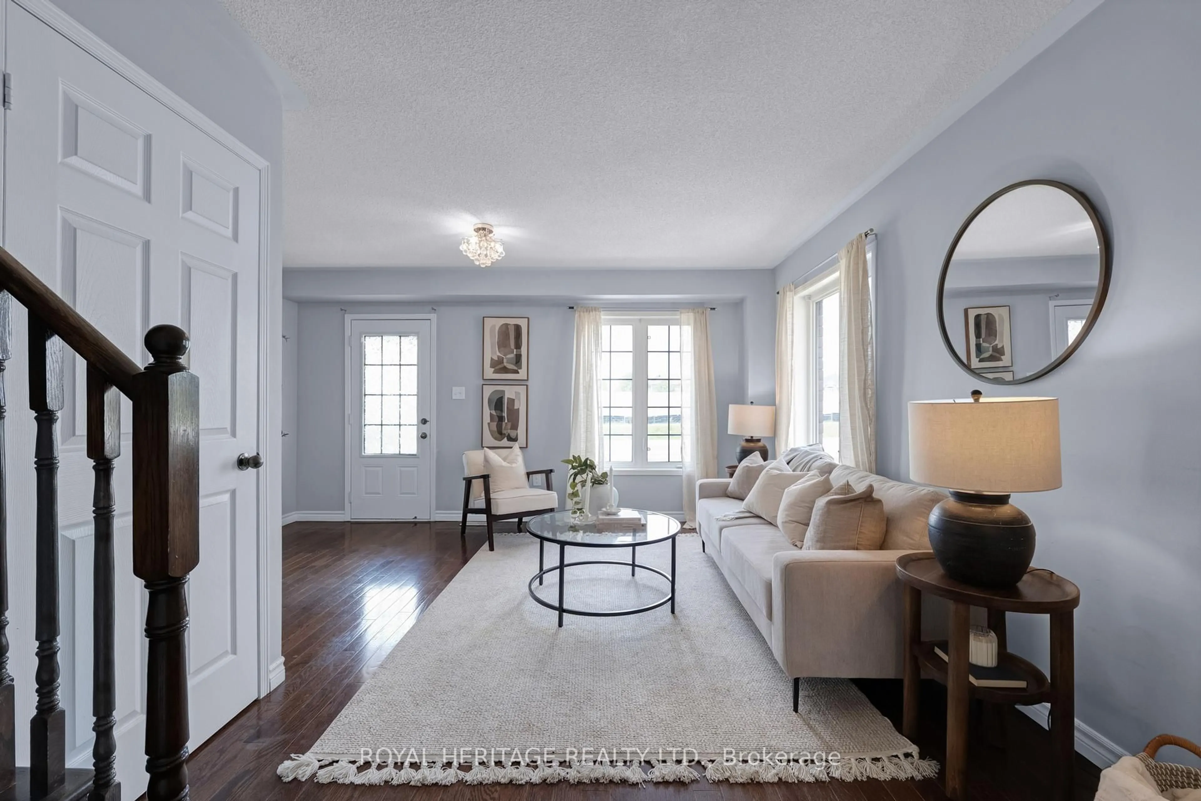 Living room with furniture, unknown for 497 Rossland Rd, Ajax Ontario L1Z 0K8