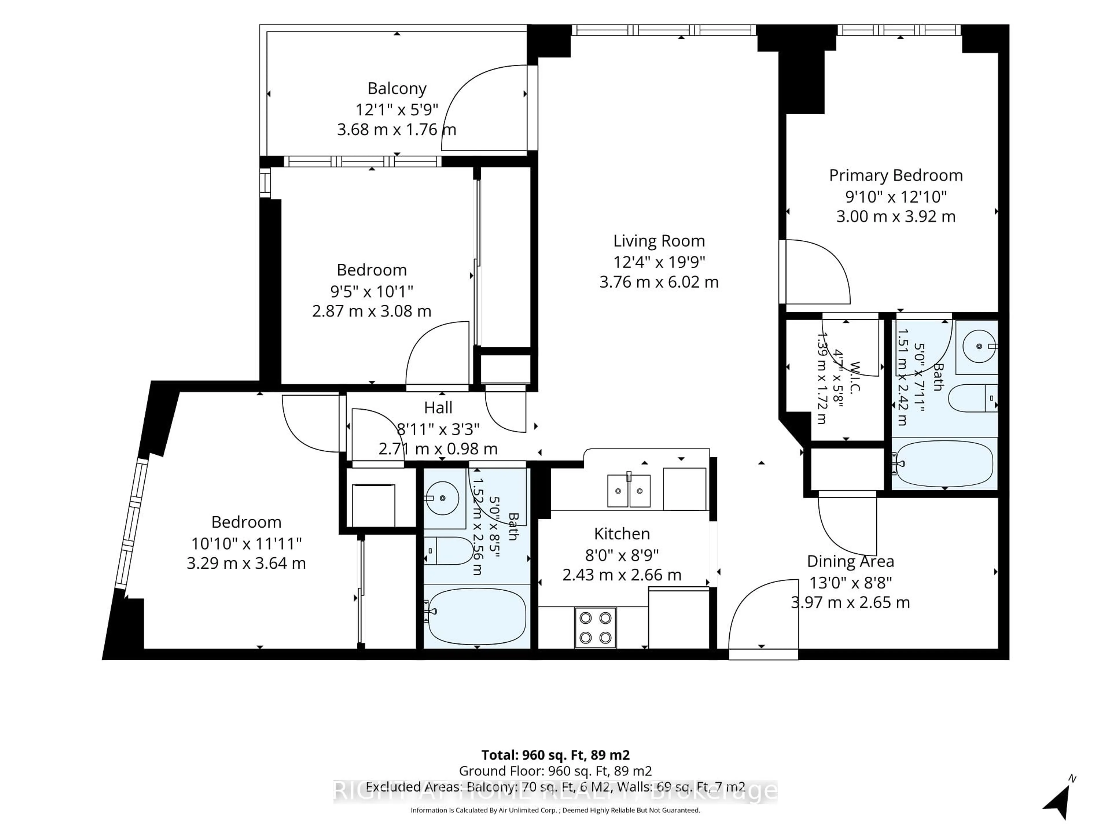 Floor plan for 18 Mondeo Dr #727, Toronto Ontario M1P 5C8