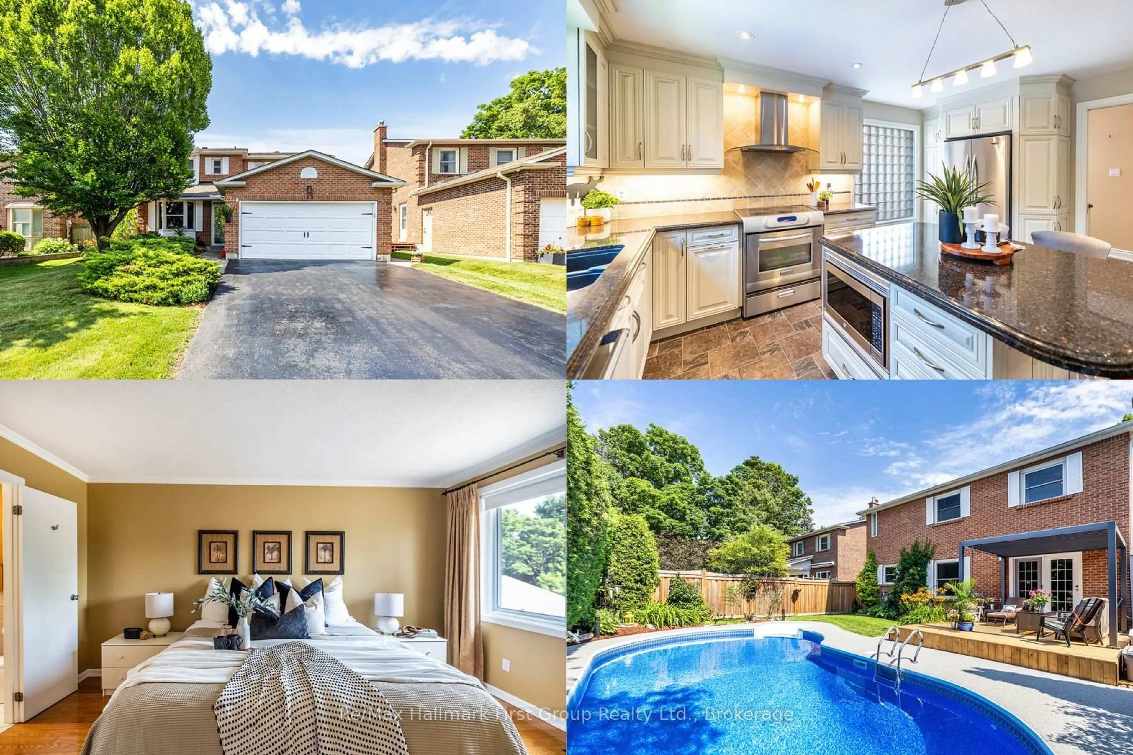 A pic from outside/outdoor area/front of a property/back of a property/a pic from drone, water/lake/river/ocean view for 22 Ladies College Dr, Whitby Ontario L1N 6H3
