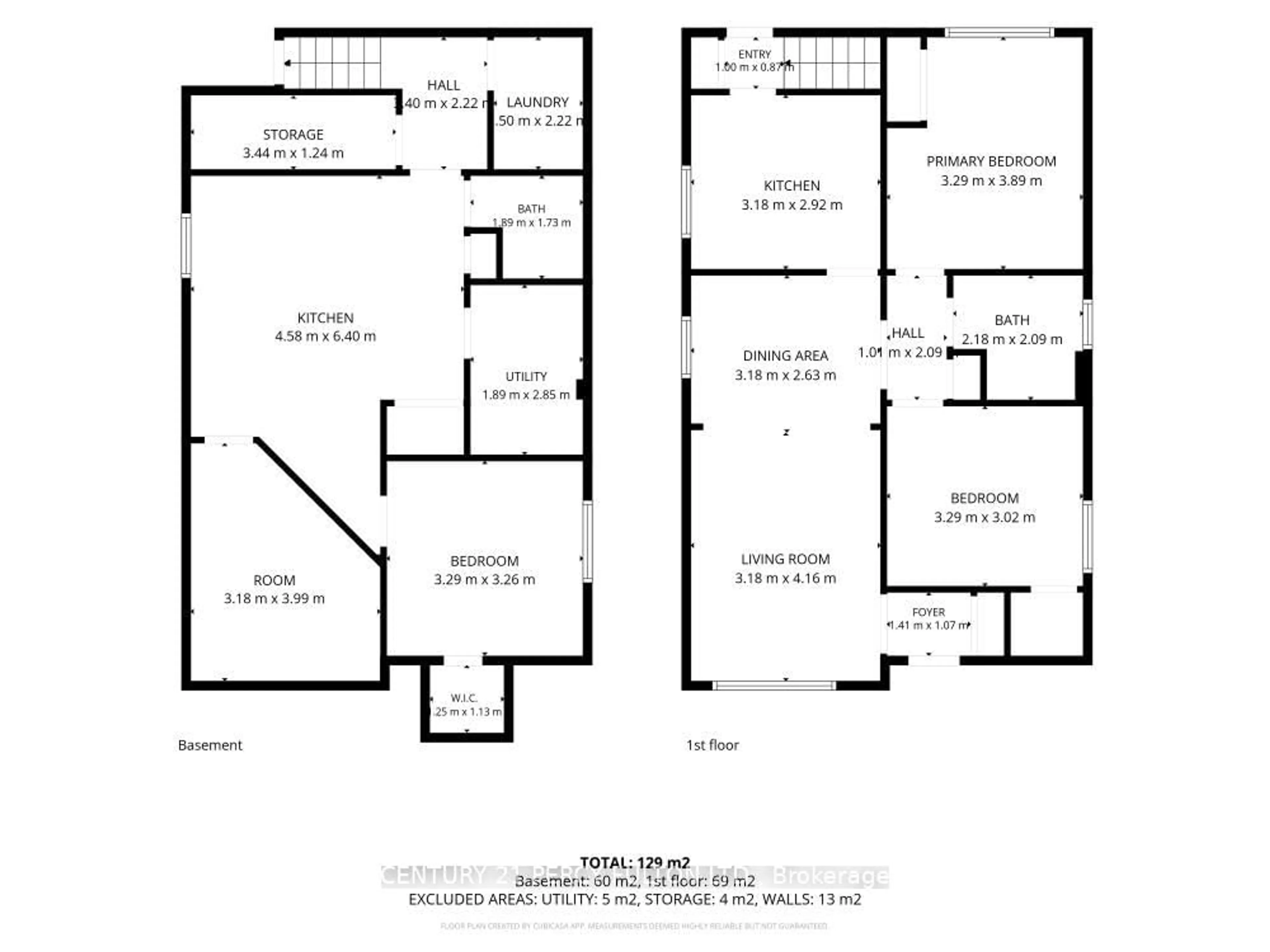 Floor plan for 1101 Warden Ave, Toronto Ontario M1R 2P5
