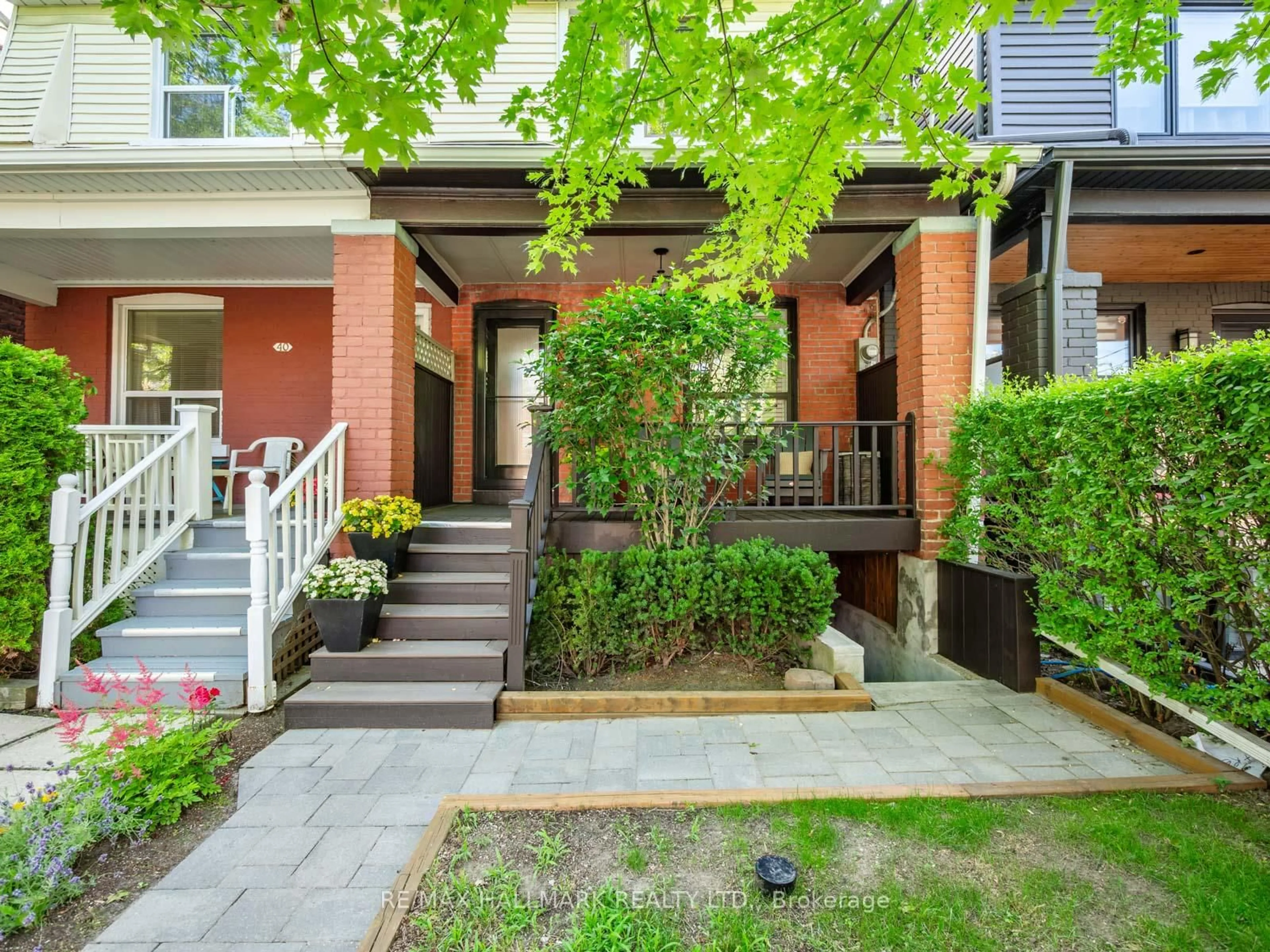 Home with brick exterior material, street for 42 Arundel Ave, Toronto Ontario M4K 3A2