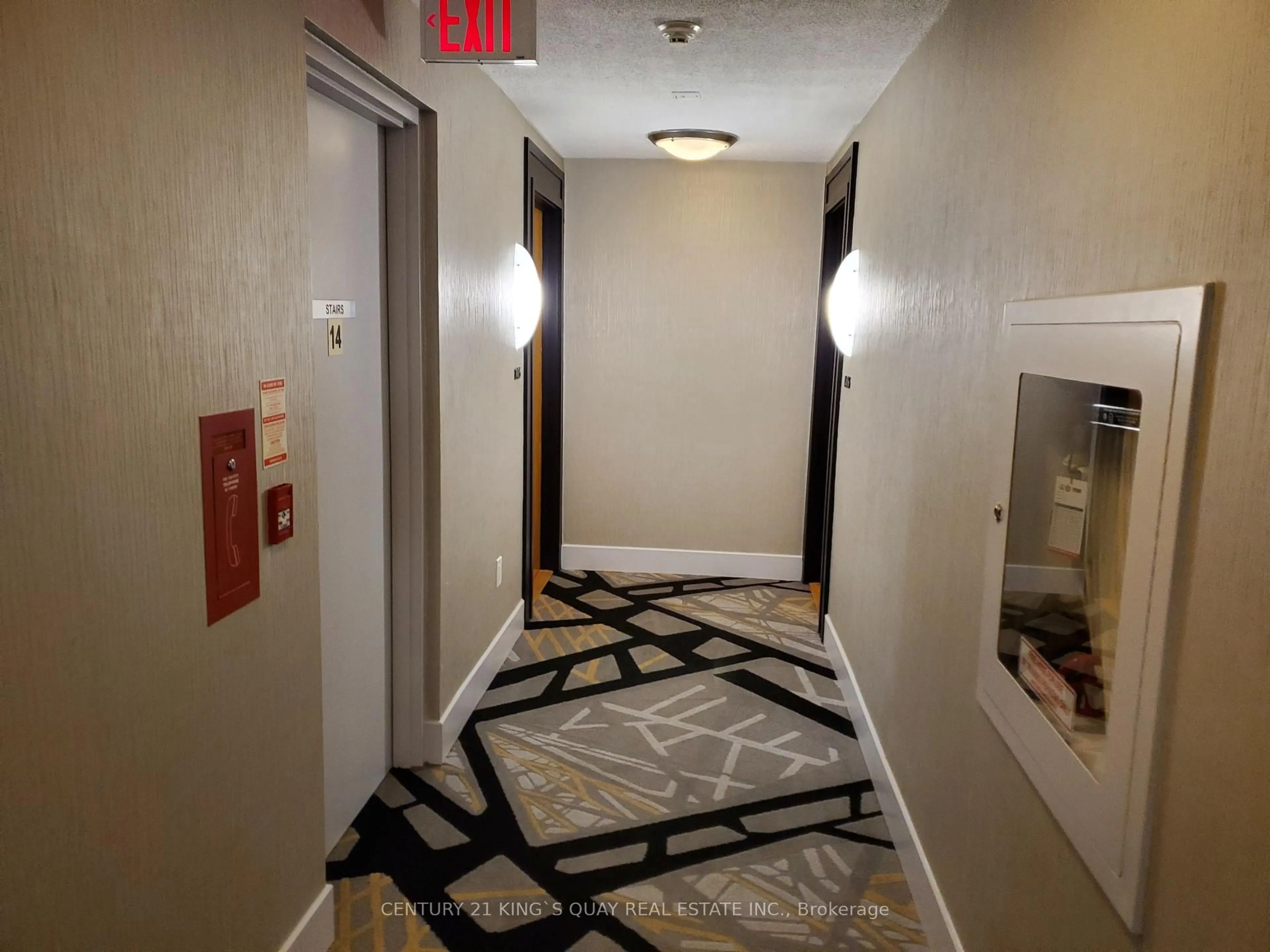 Indoor foyer for 83 Borough Dr #1405, Toronto Ontario M1P 5E4