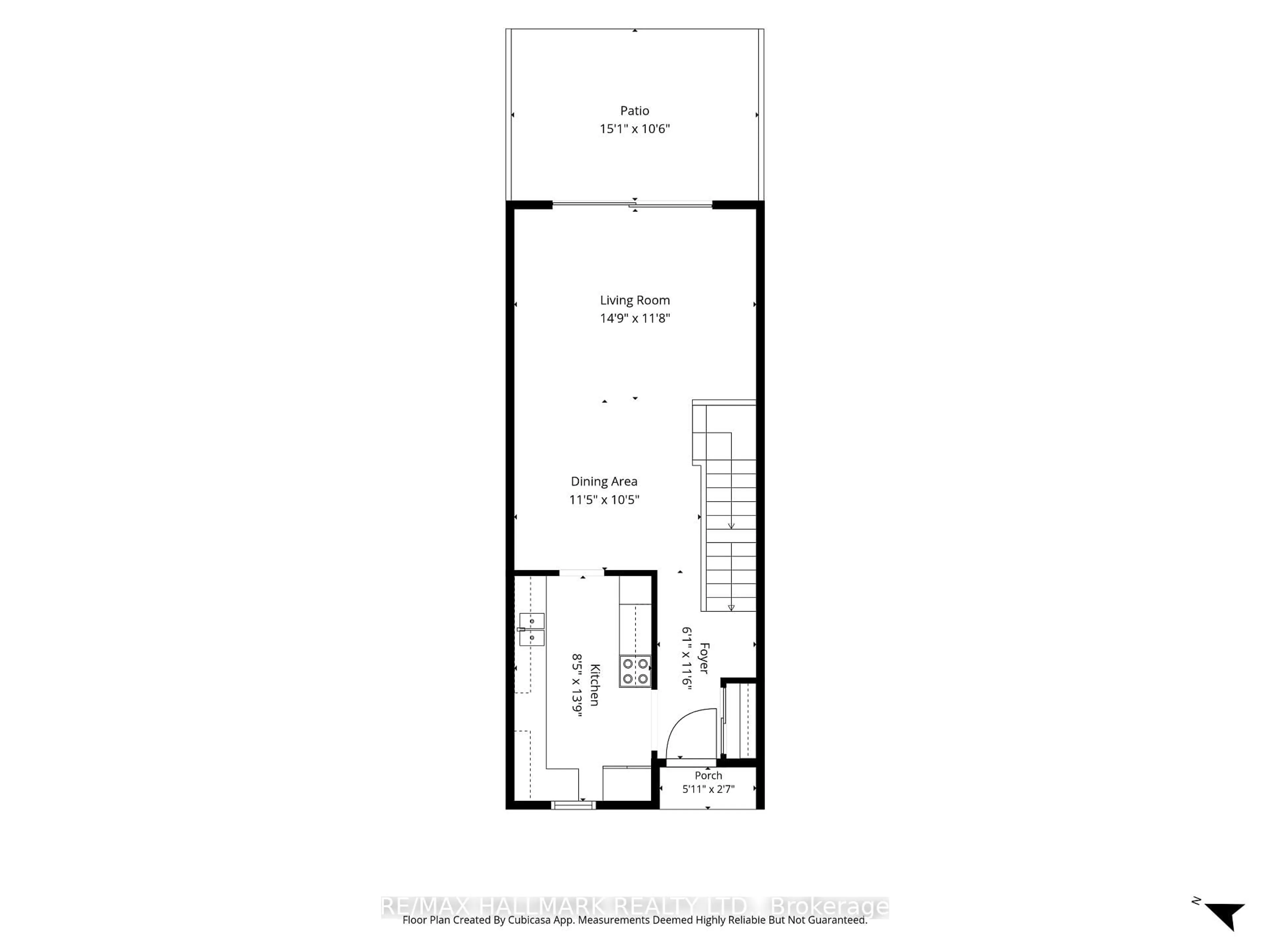 Floor plan for 275 Manse Rd #66, Toronto Ontario M1E 4X8