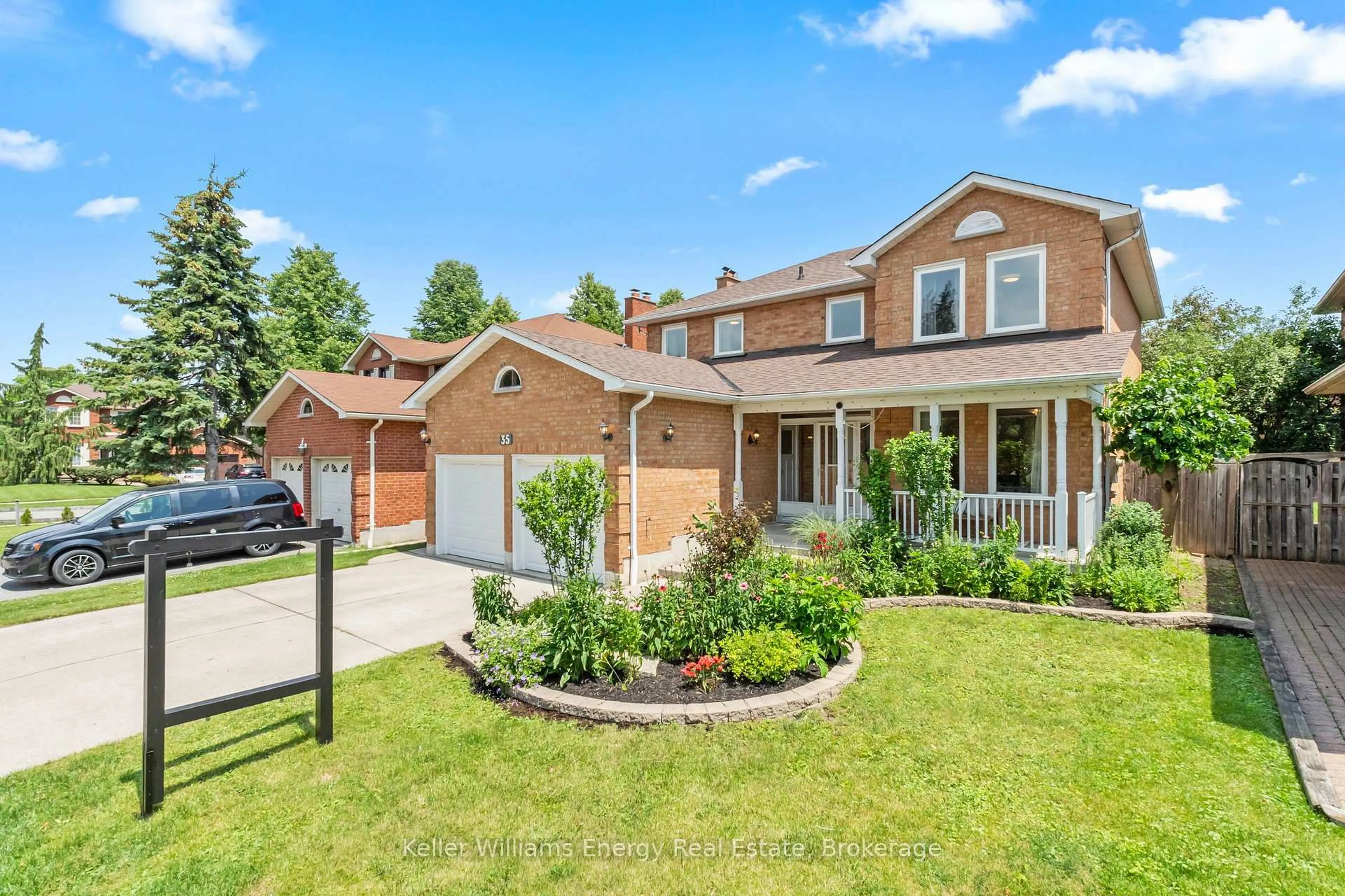 Home with brick exterior material, street for 35 William Stephenson Dr, Whitby Ontario L1N 8J5