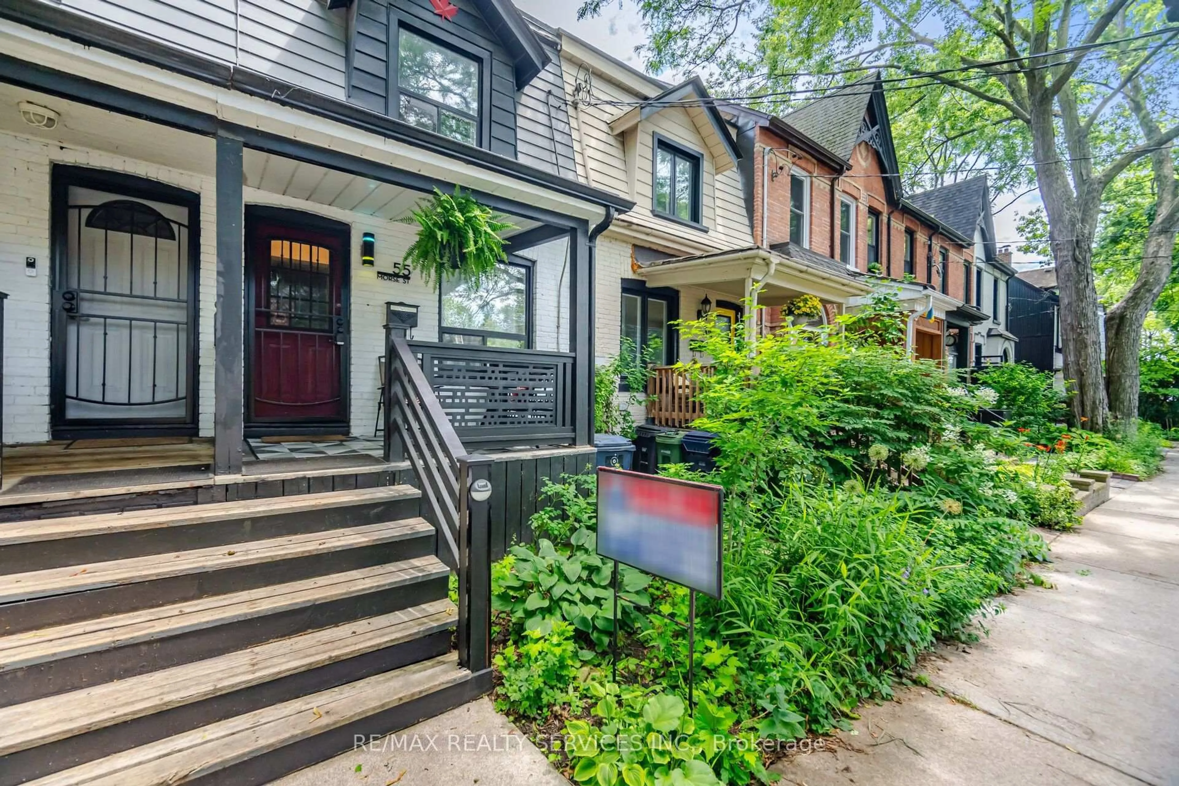 Home with brick exterior material, street for 55 Morse St, Toronto Ontario M4M 2P7