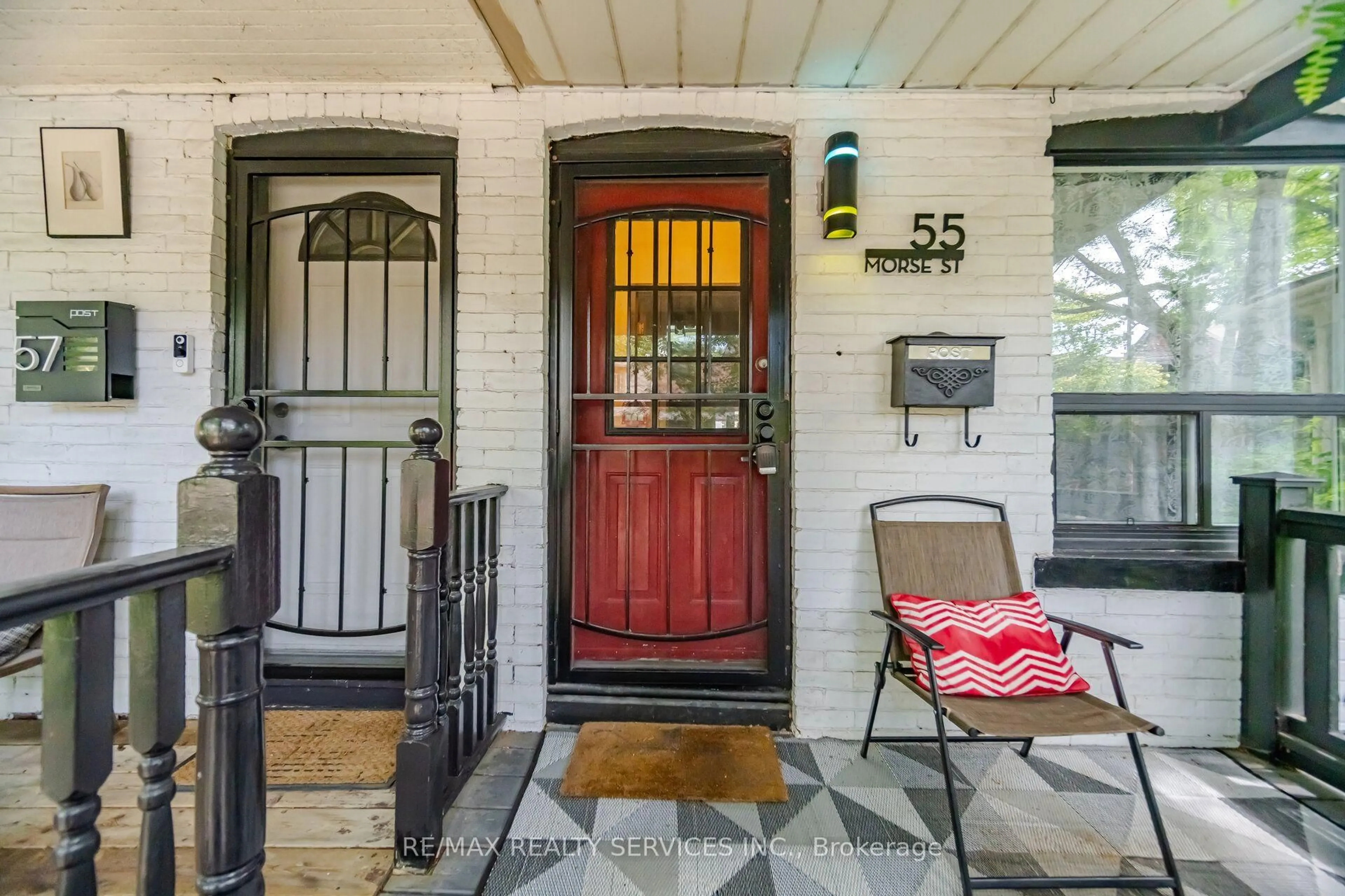 Indoor entryway for 55 Morse St, Toronto Ontario M4M 2P7