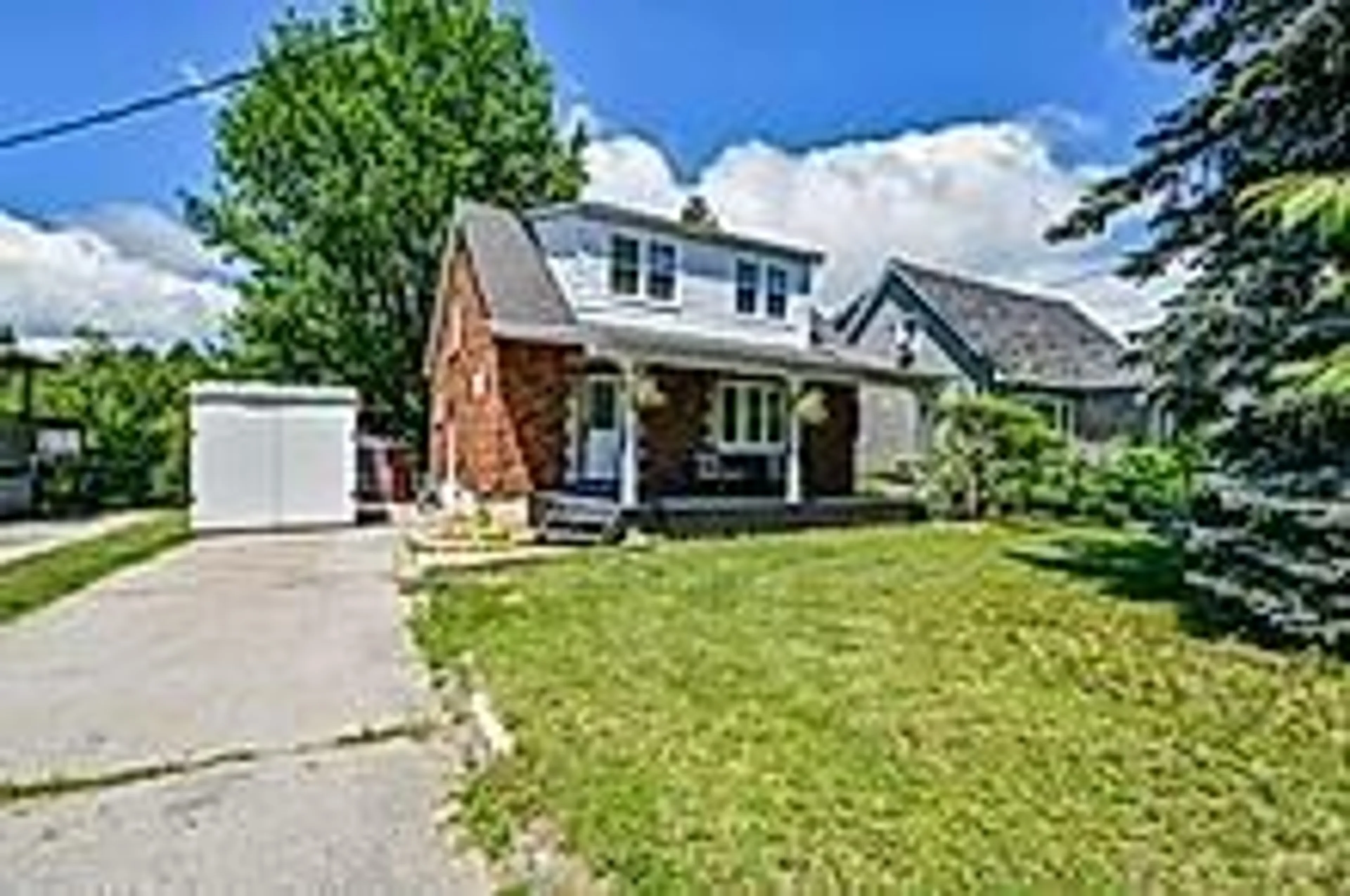 A pic from outside/outdoor area/front of a property/back of a property/a pic from drone, street for 1576 Highway 2 Rd, Clarington Ontario L1E 2R7