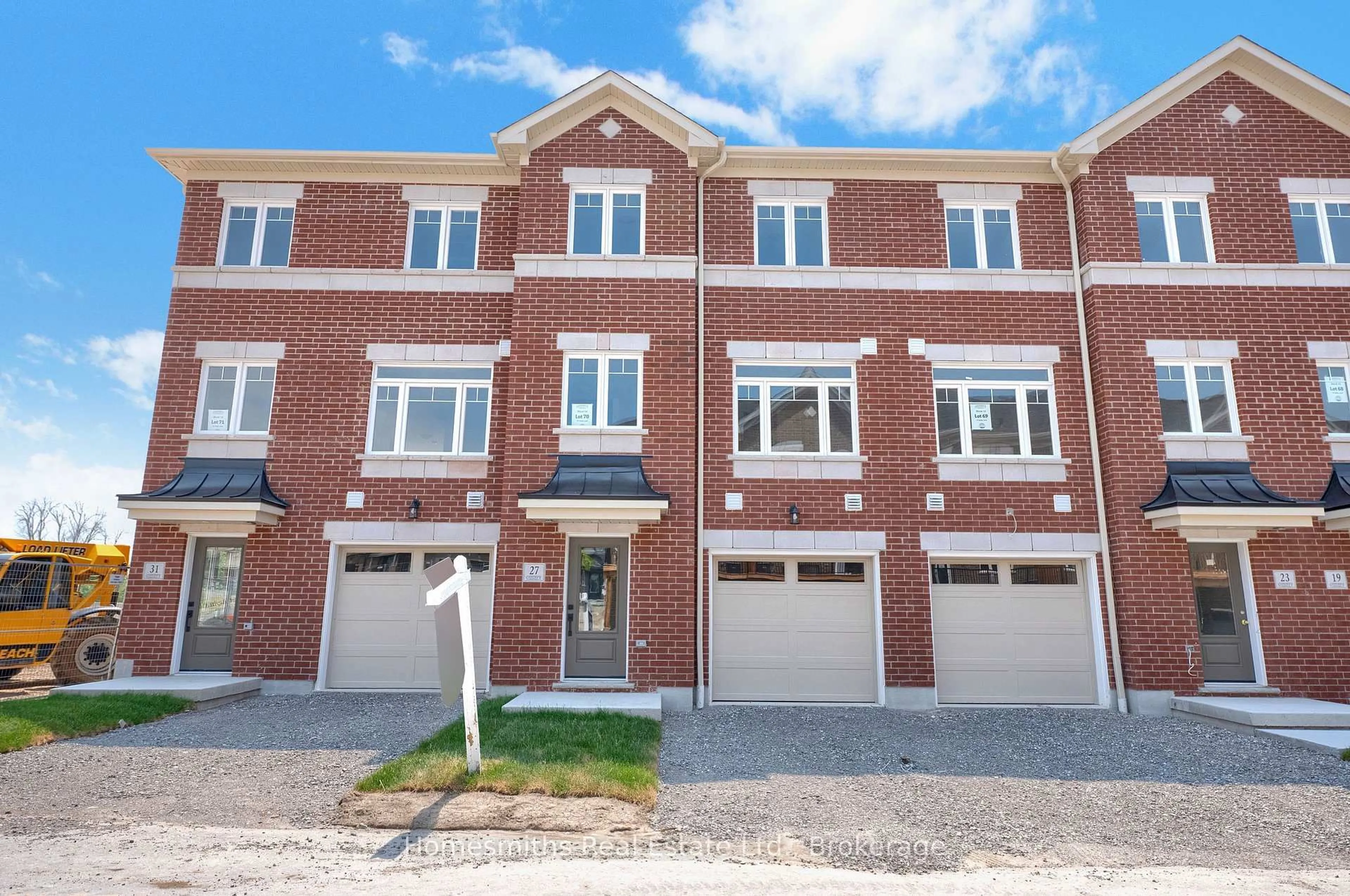 Home with brick exterior material, street for 27 Nady Lane, Clarington Ontario L1B 0X1