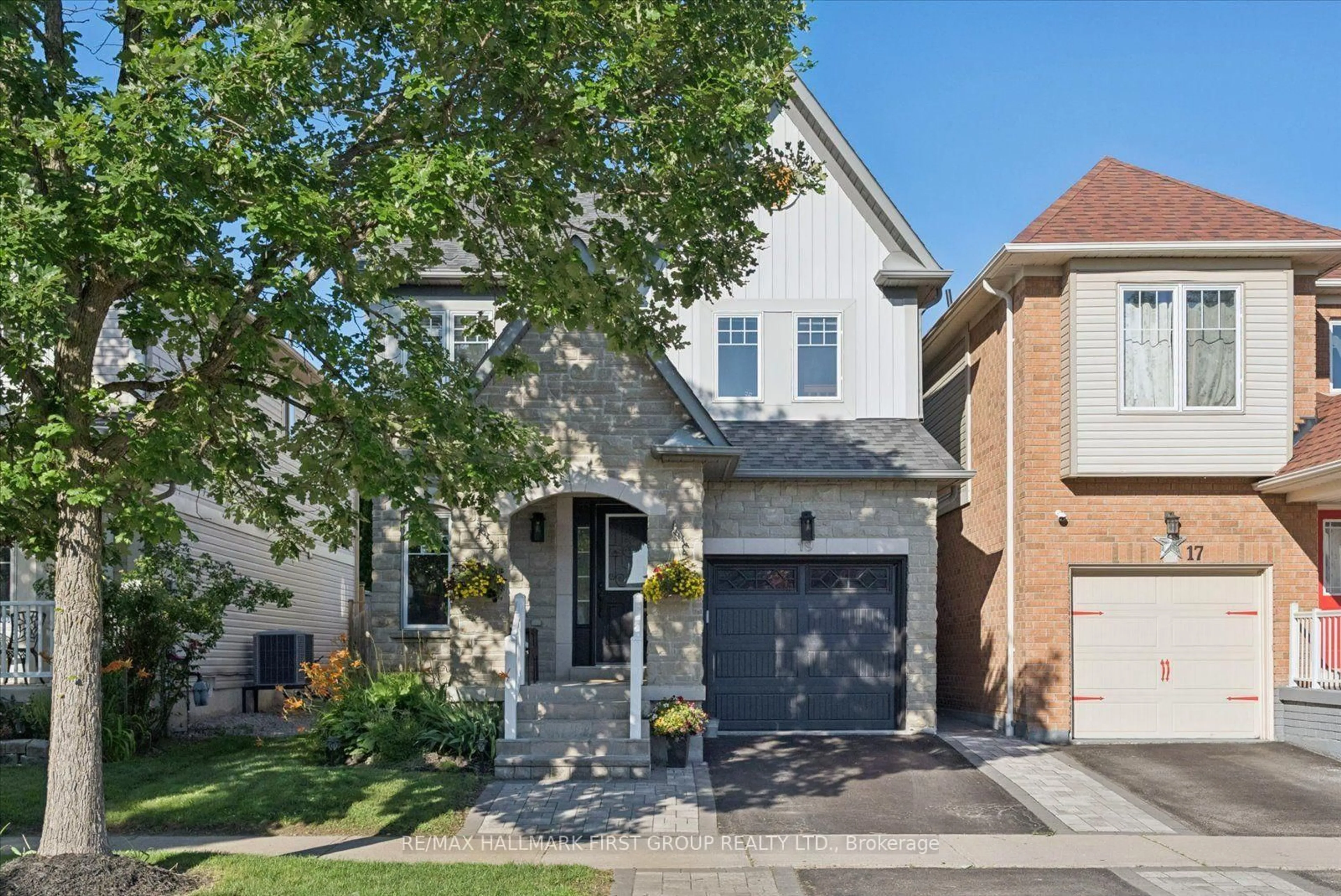 Home with brick exterior material, street for 19 Harrongate Pl, Whitby Ontario L1R 3E8
