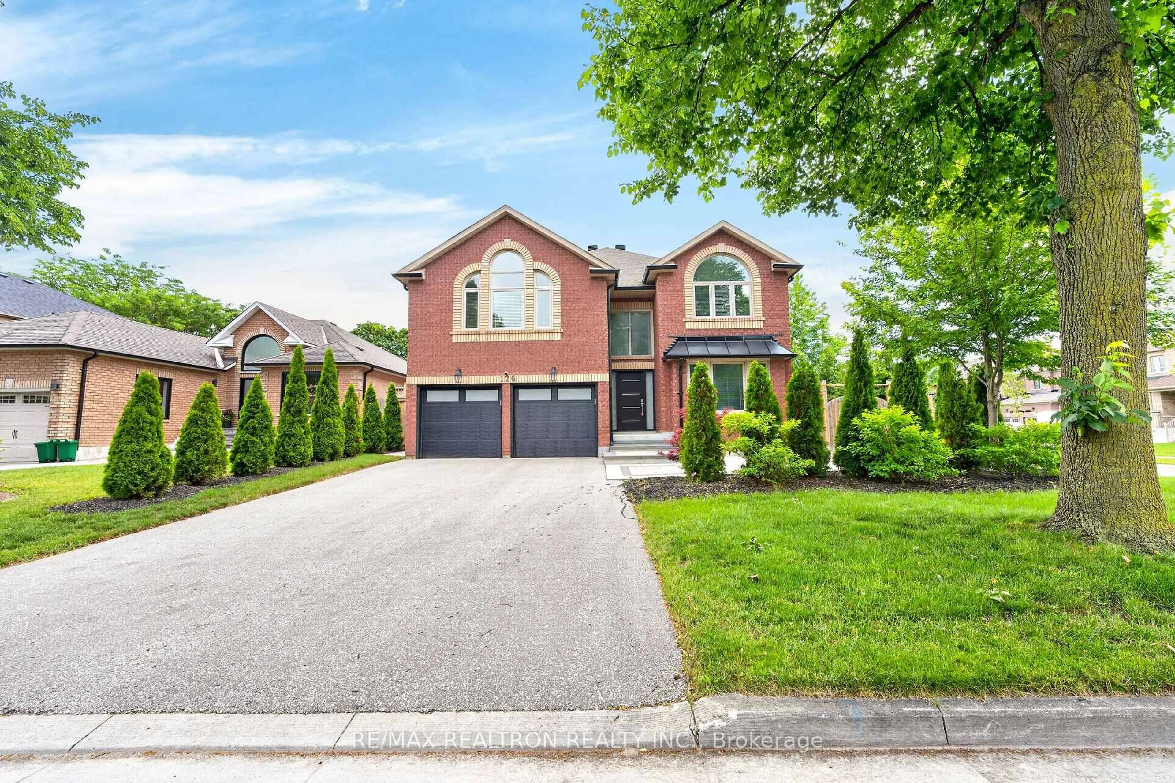 Home with brick exterior material, street for 126 Old Colony Dr, Whitby Ontario L1R 2A5