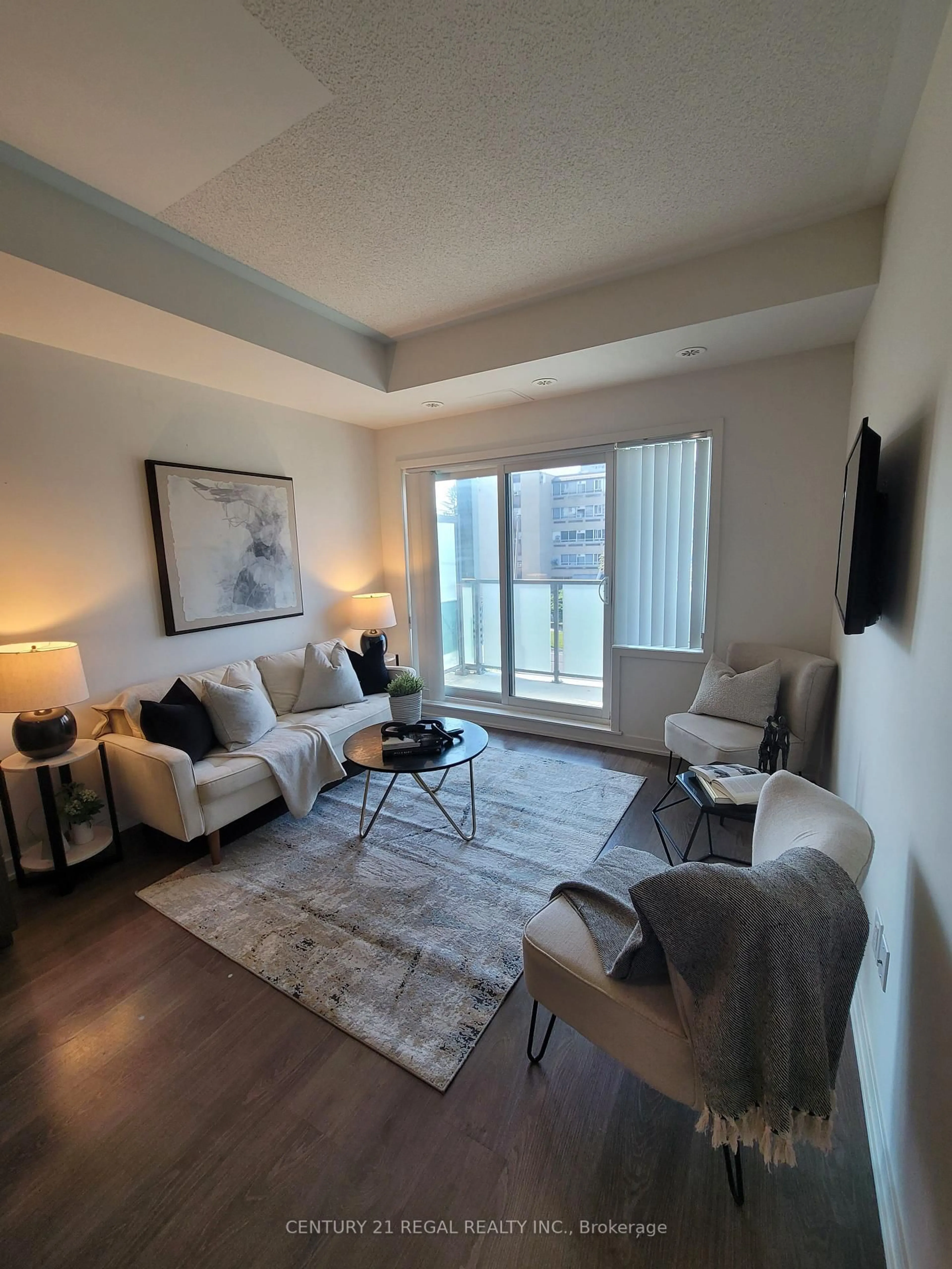 Living room with furniture, unknown for 5131 Sheppard Ave #301, Toronto Ontario M1B 0C9