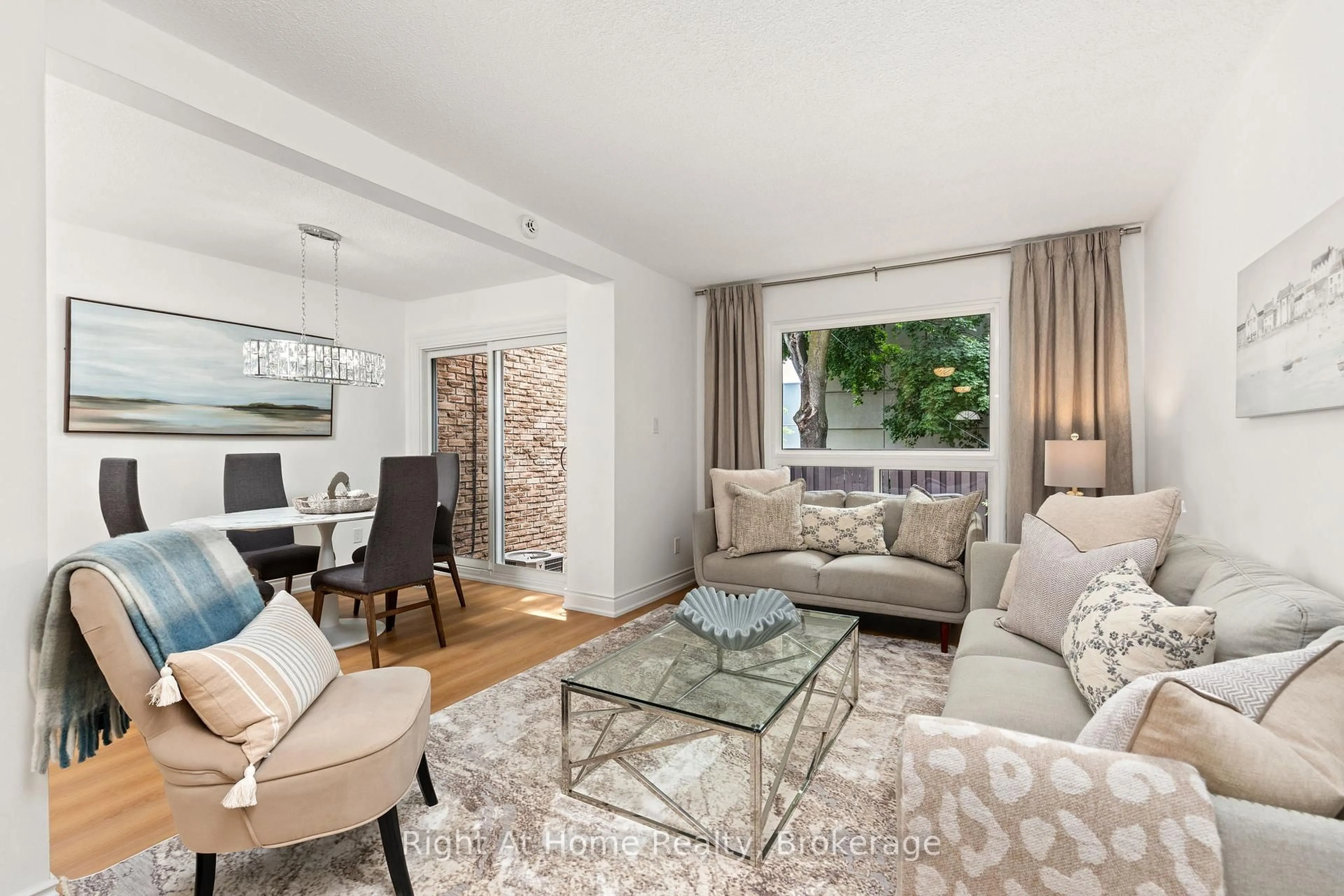 Living room with furniture, unknown for 1330 Trowbridge Dr #37, Oshawa Ontario L1G 7L1