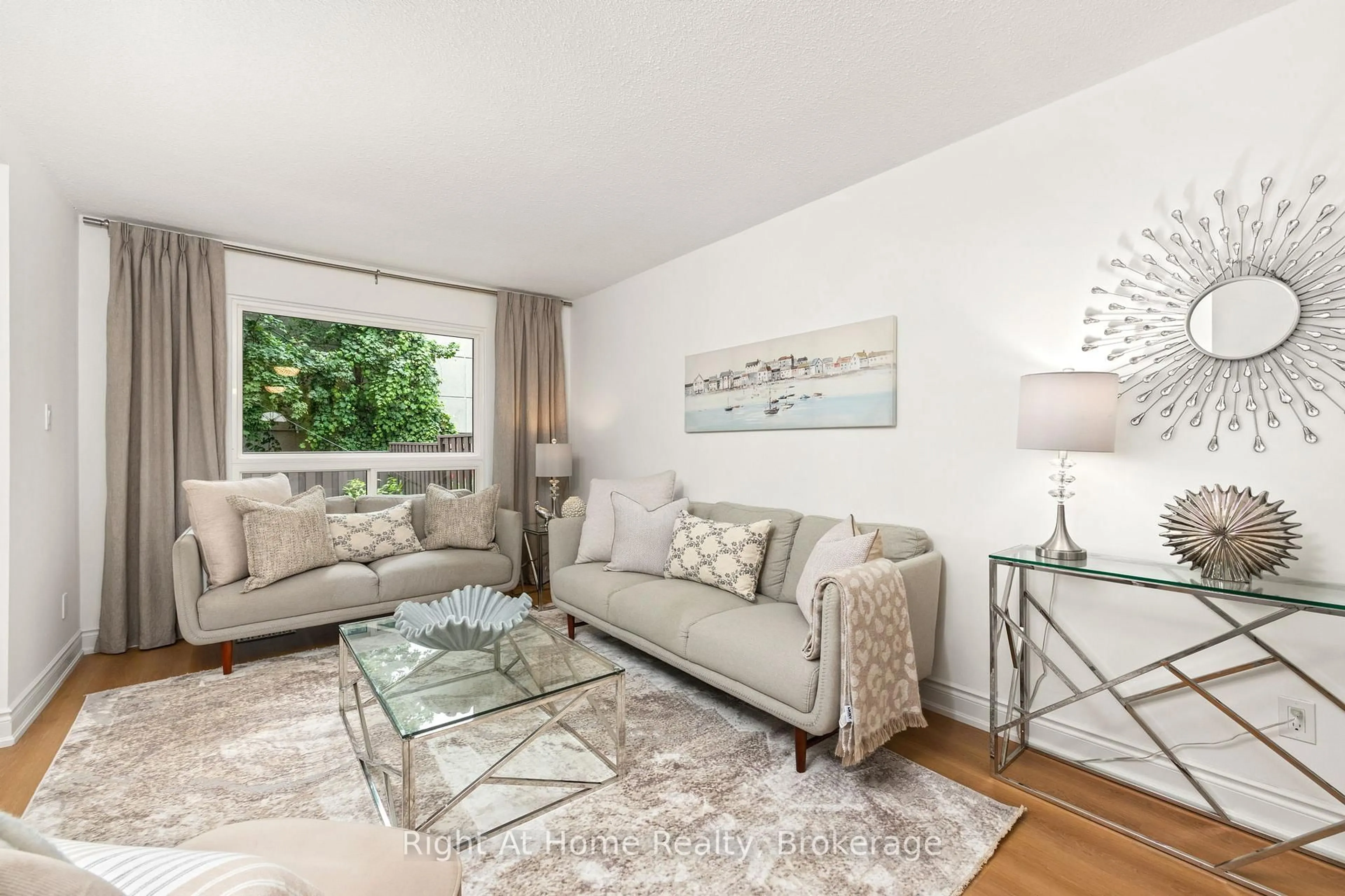 Living room with furniture, unknown for 1330 Trowbridge Dr #37, Oshawa Ontario L1G 7L1