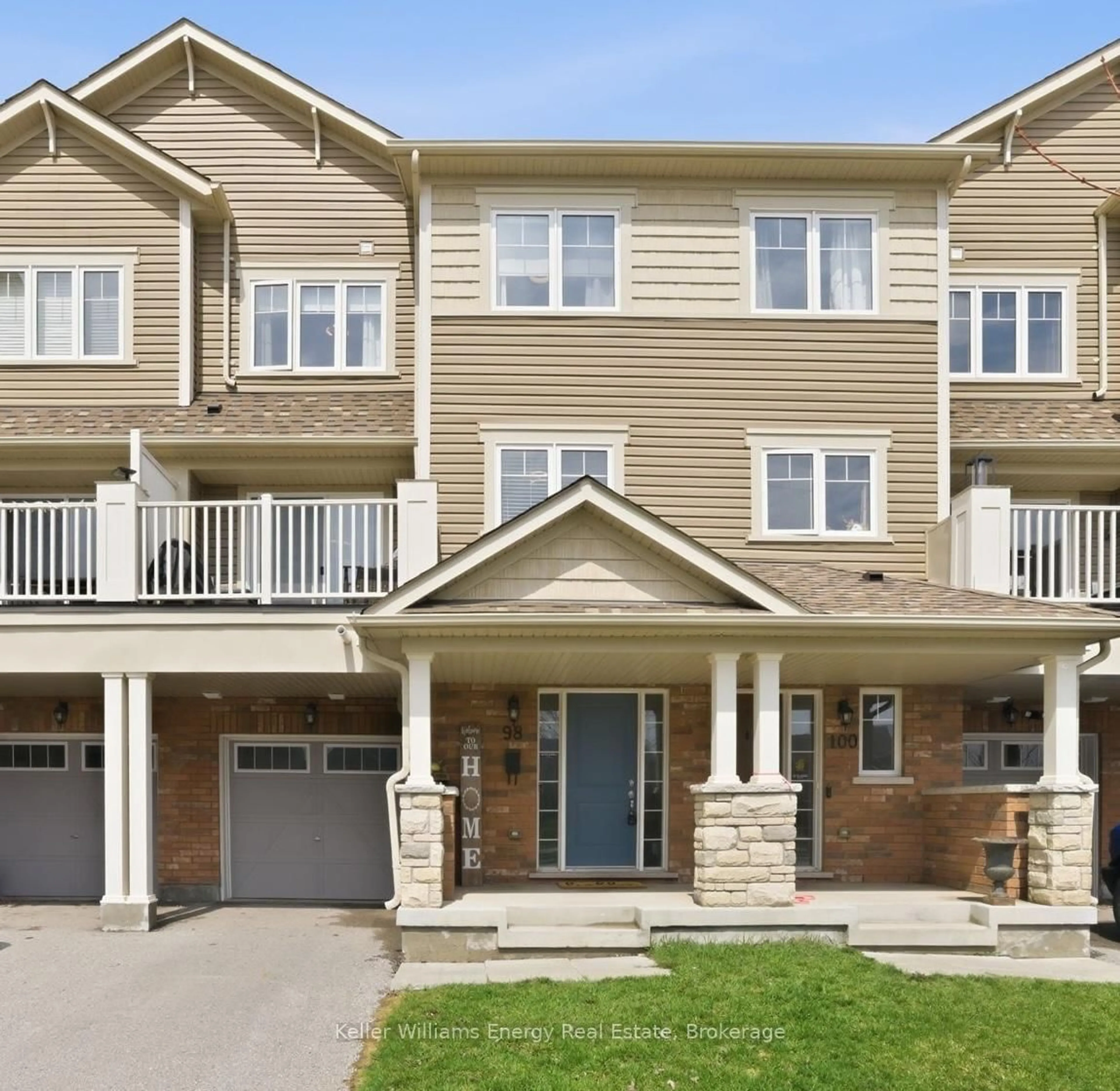 Home with vinyl exterior material, street for 98 Tabaret Cres, Oshawa Ontario L1L 0G5
