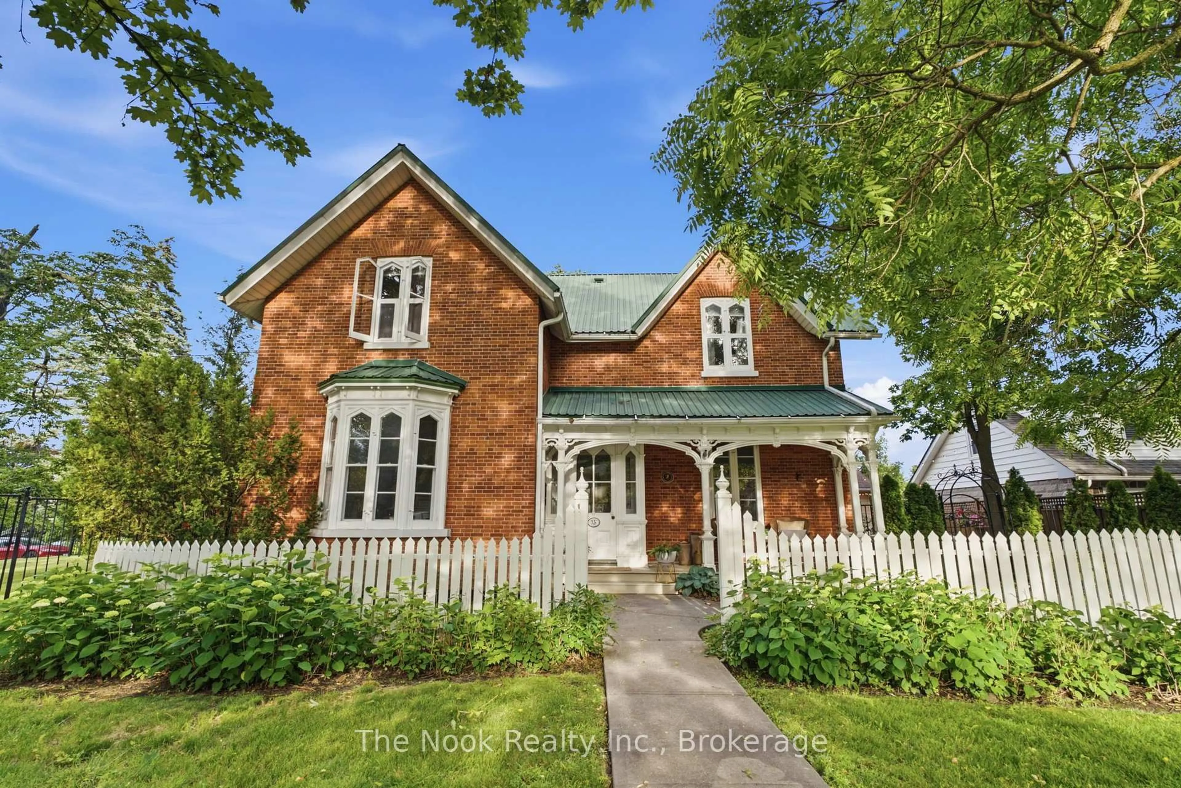 Home with brick exterior material, street for 73 Temperance St, Clarington Ontario L1C 3B1