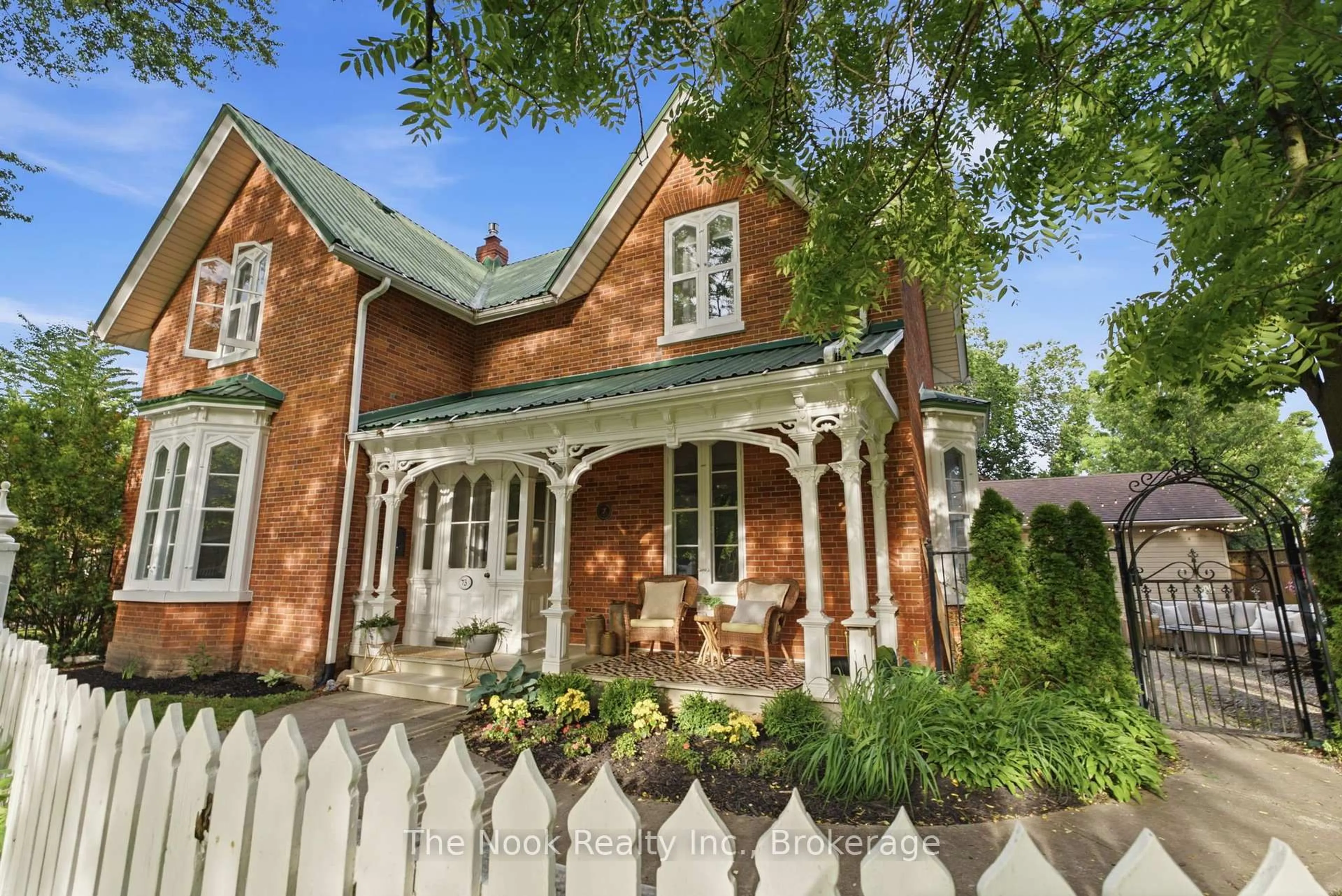 Home with brick exterior material, street for 73 Temperance St, Clarington Ontario L1C 3B1