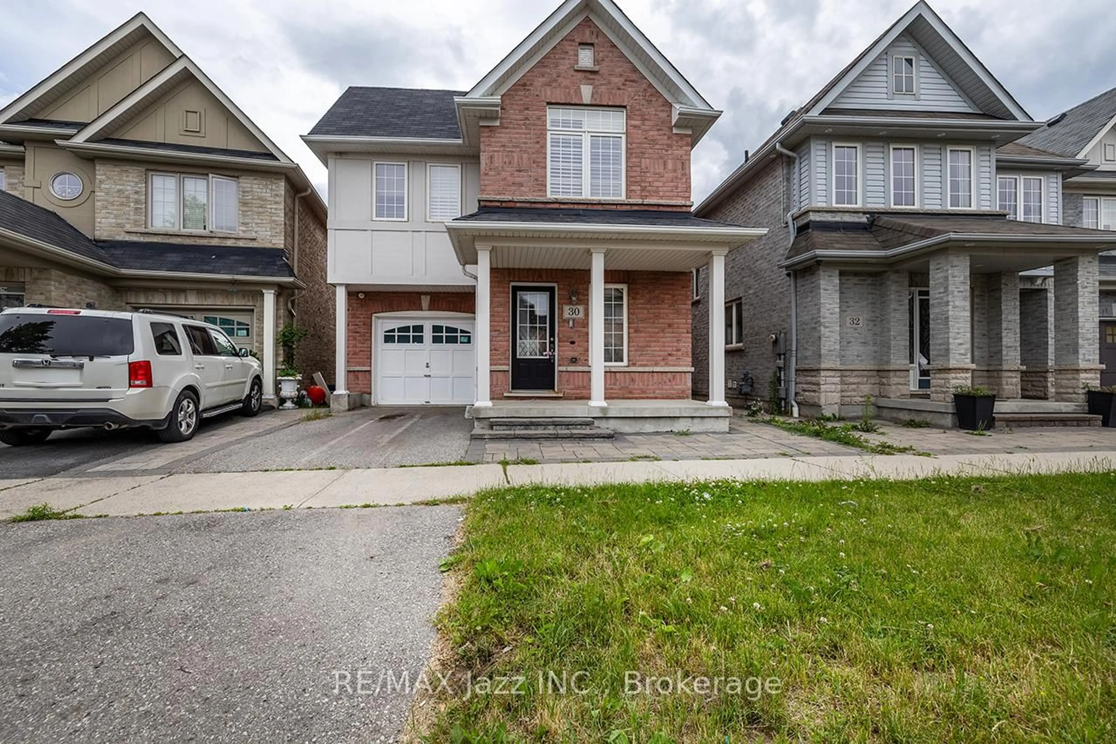 Home with brick exterior material, street for 30 Lloydminster Ave, Ajax Ontario L1Z 0N8