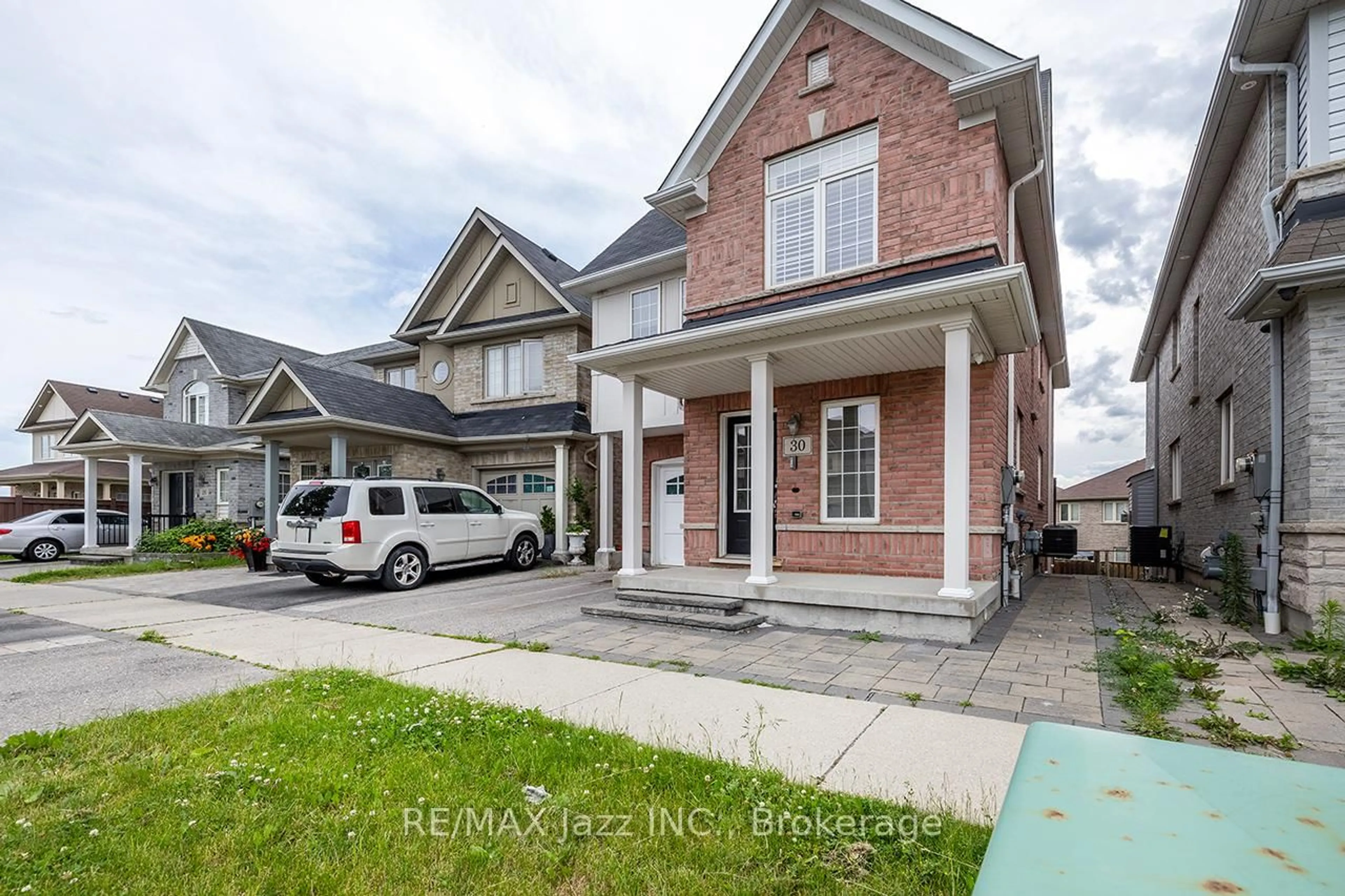 Home with brick exterior material, street for 30 Lloydminster Ave, Ajax Ontario L1Z 0N8