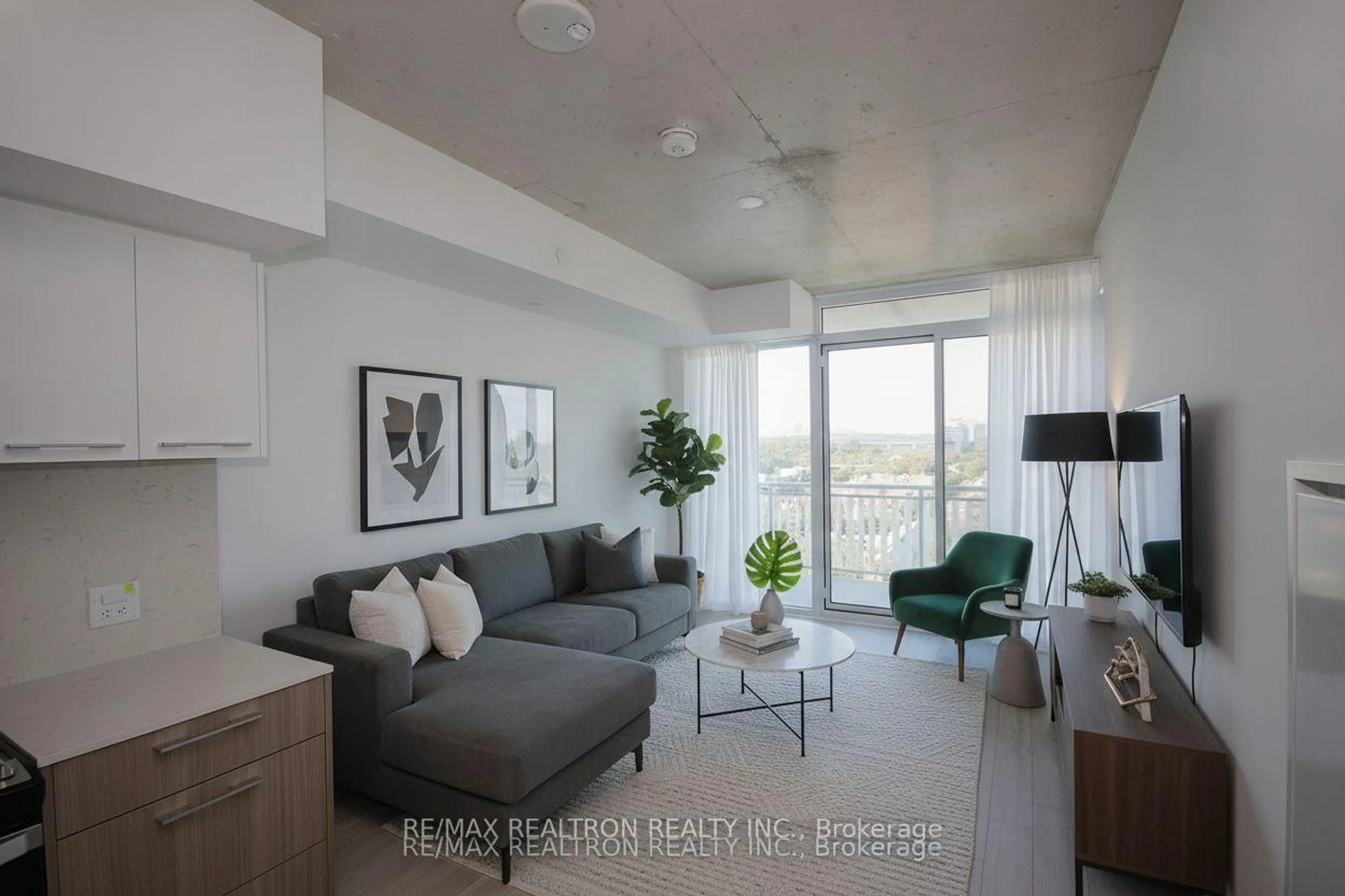 Living room with furniture, unknown for 45 Baseball Pl #1307, Toronto Ontario M4M 0H1