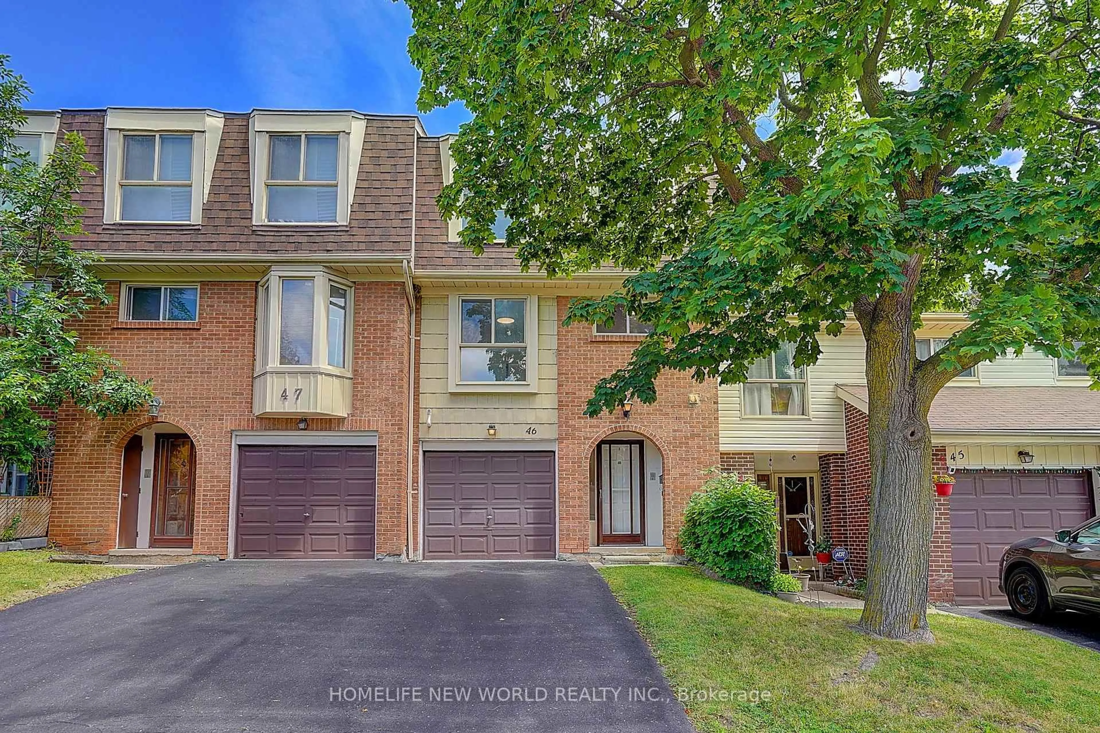 Home with brick exterior material, street for 40 Dundalk Dr #46, Toronto Ontario M1P 4S3