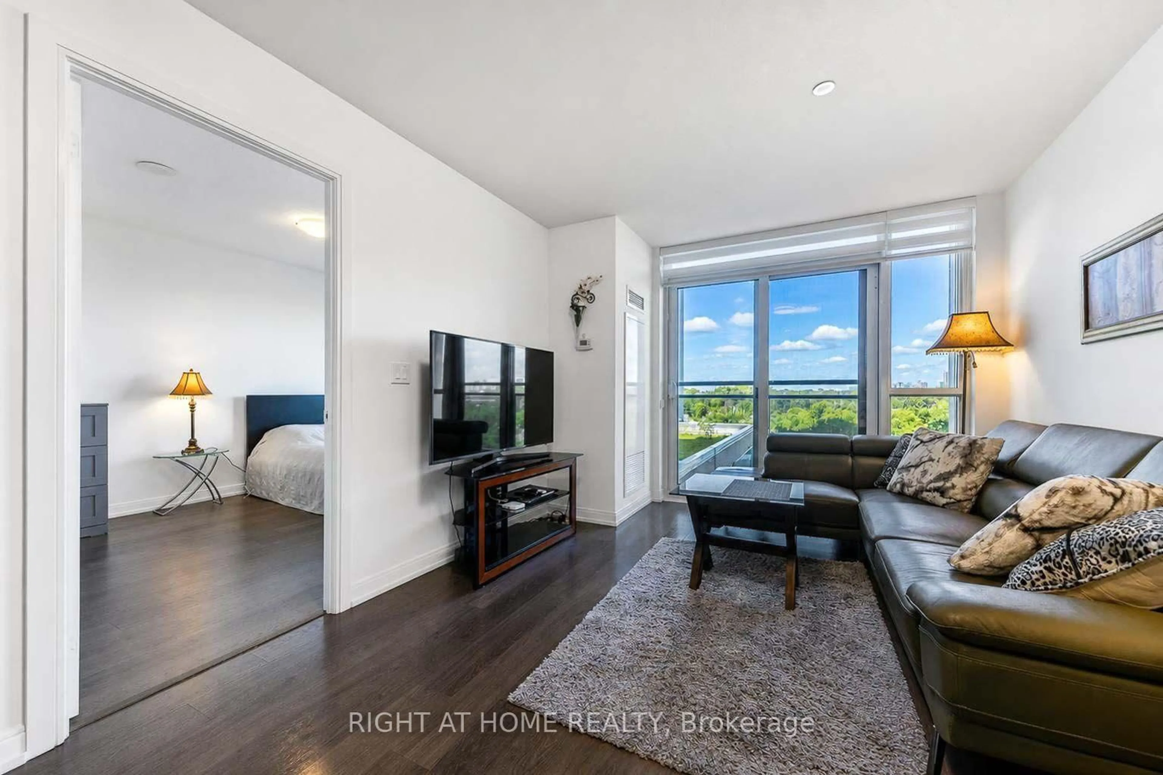Living room with furniture, unknown for 255 Village Green Sq #606, Toronto Ontario M1S 0L3